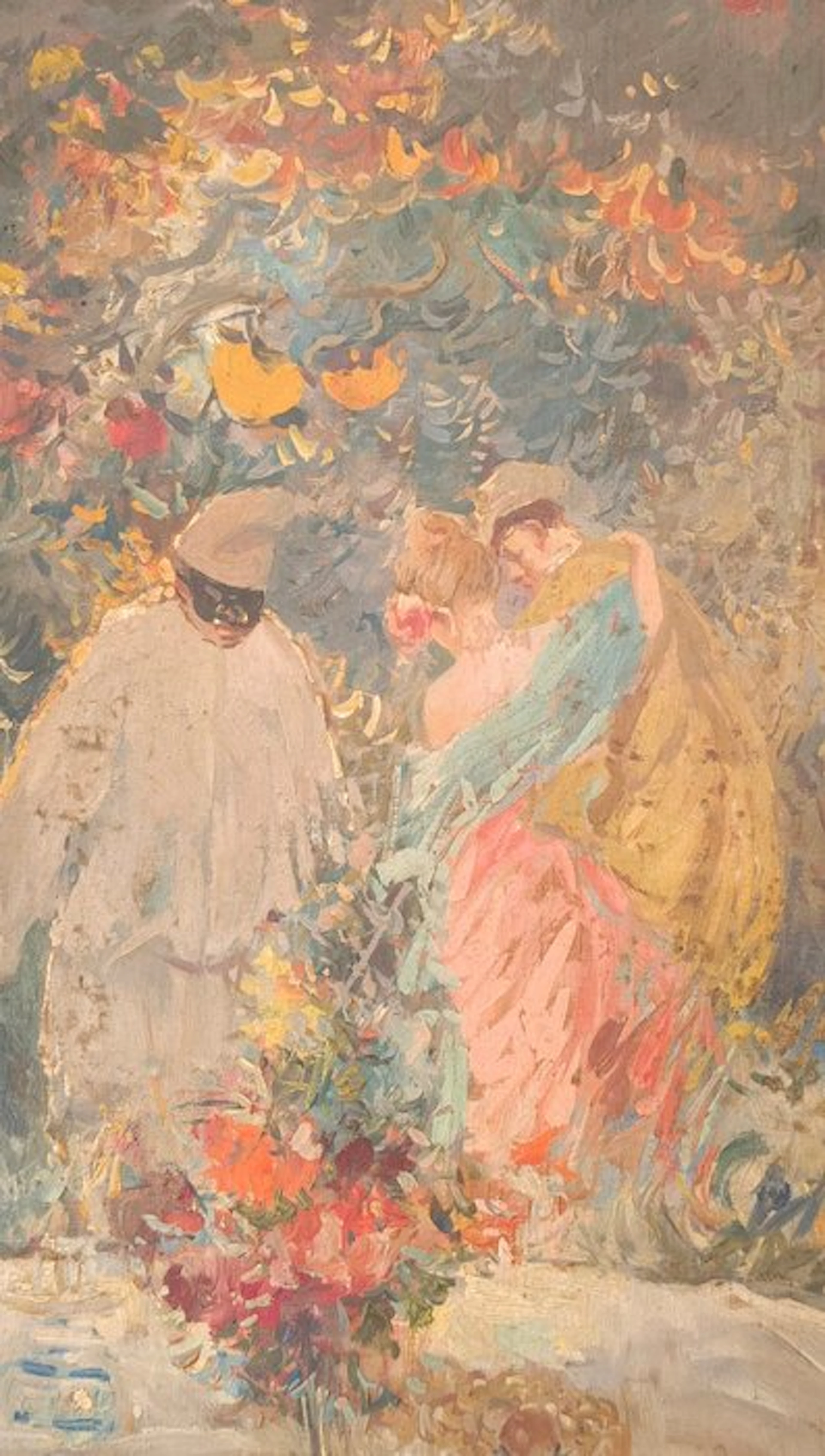Romolo Leone (1883-1958) - Festa in maschera