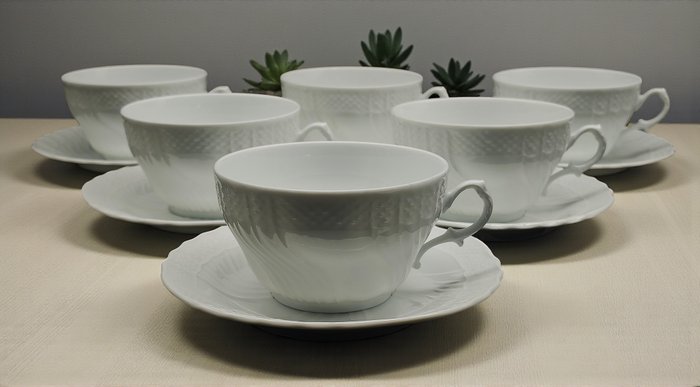 Richard Ginori - Tea service (12) - Vecchia Ginori - Porcelain