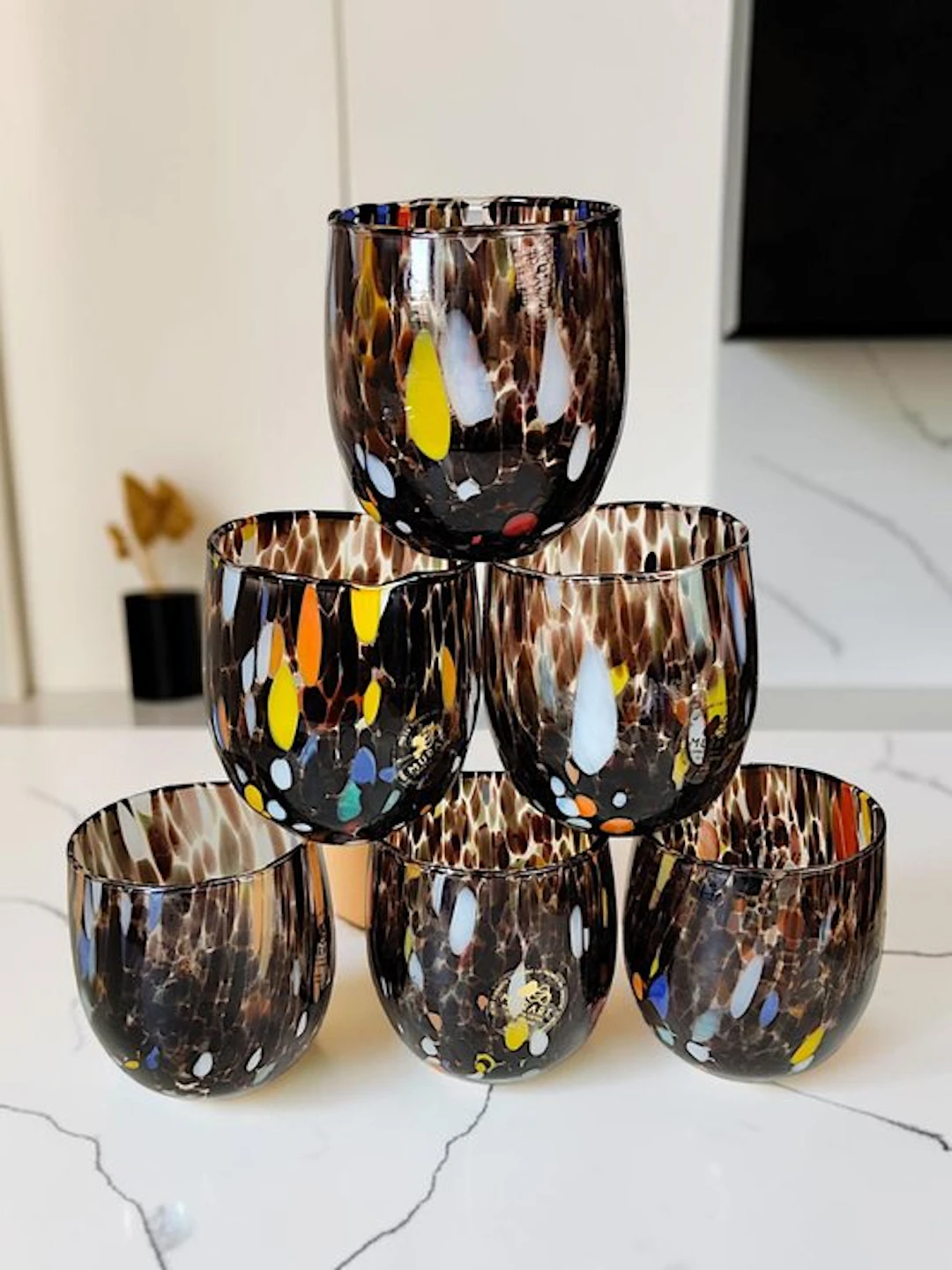 MurArt - Drinking set (6) - Glass - Murrine