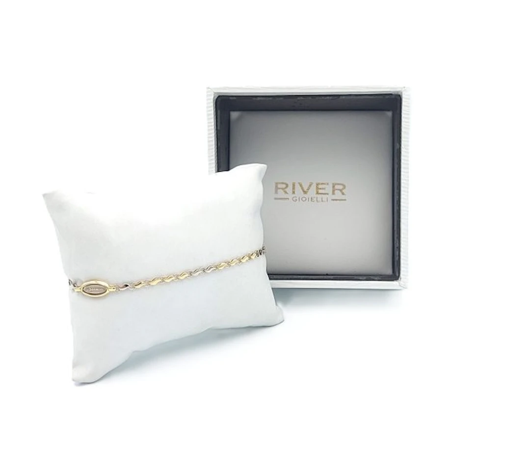 Bracelet - 18 kt. Yellow gold, White gold