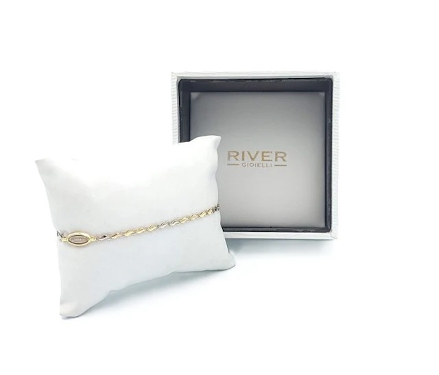 Bracelet - 18 kt. Yellow gold, White gold