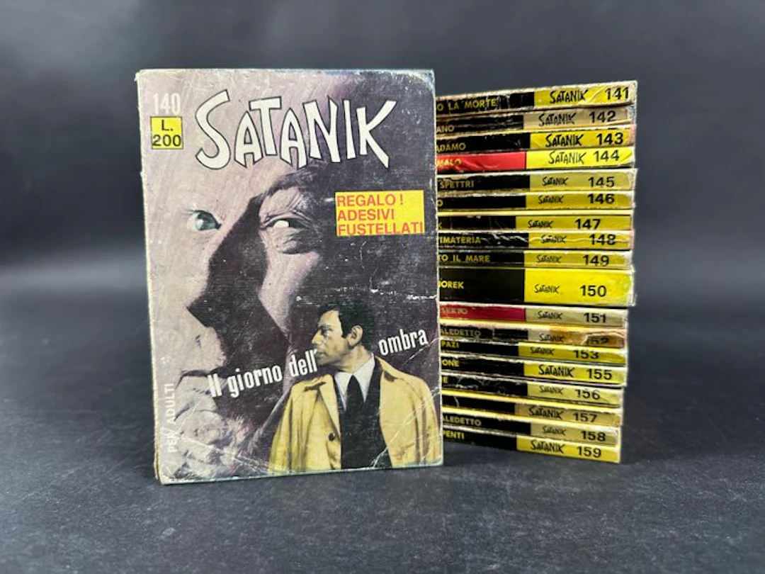 Satanik nn. 140/153, 155/159 - 19 Comic - First edition - 1970