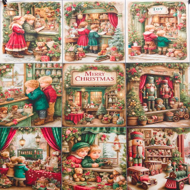 AA306 - 9-Panel Christmas Art Panel – The Christmas Toy...