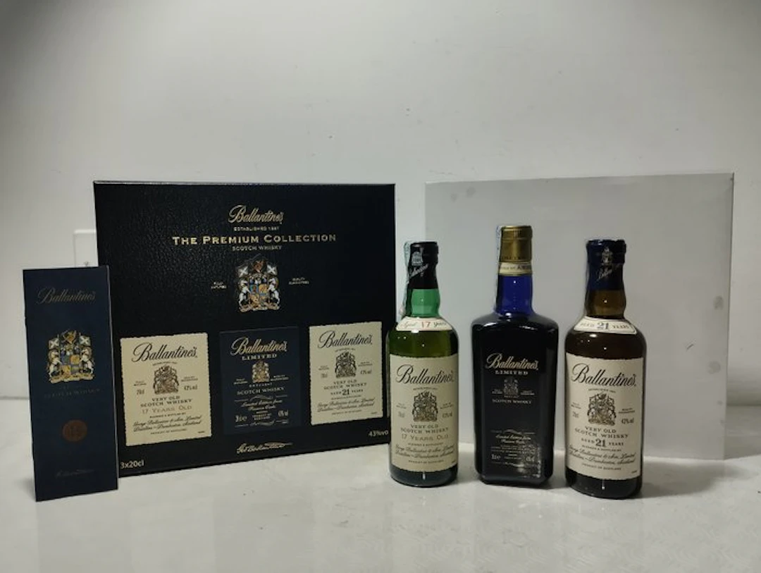 Ballantine's Premium Collection: 17yo - Limited - 21yo - 20cl - 3 bottles