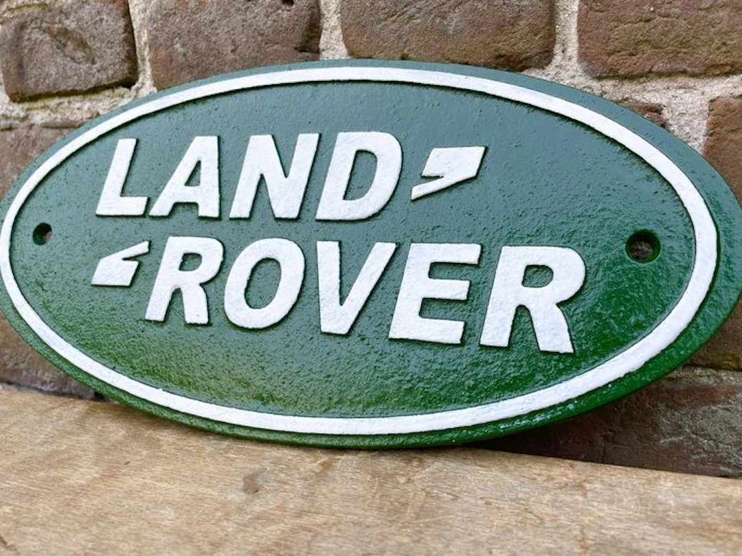 Sign - Land Rover
