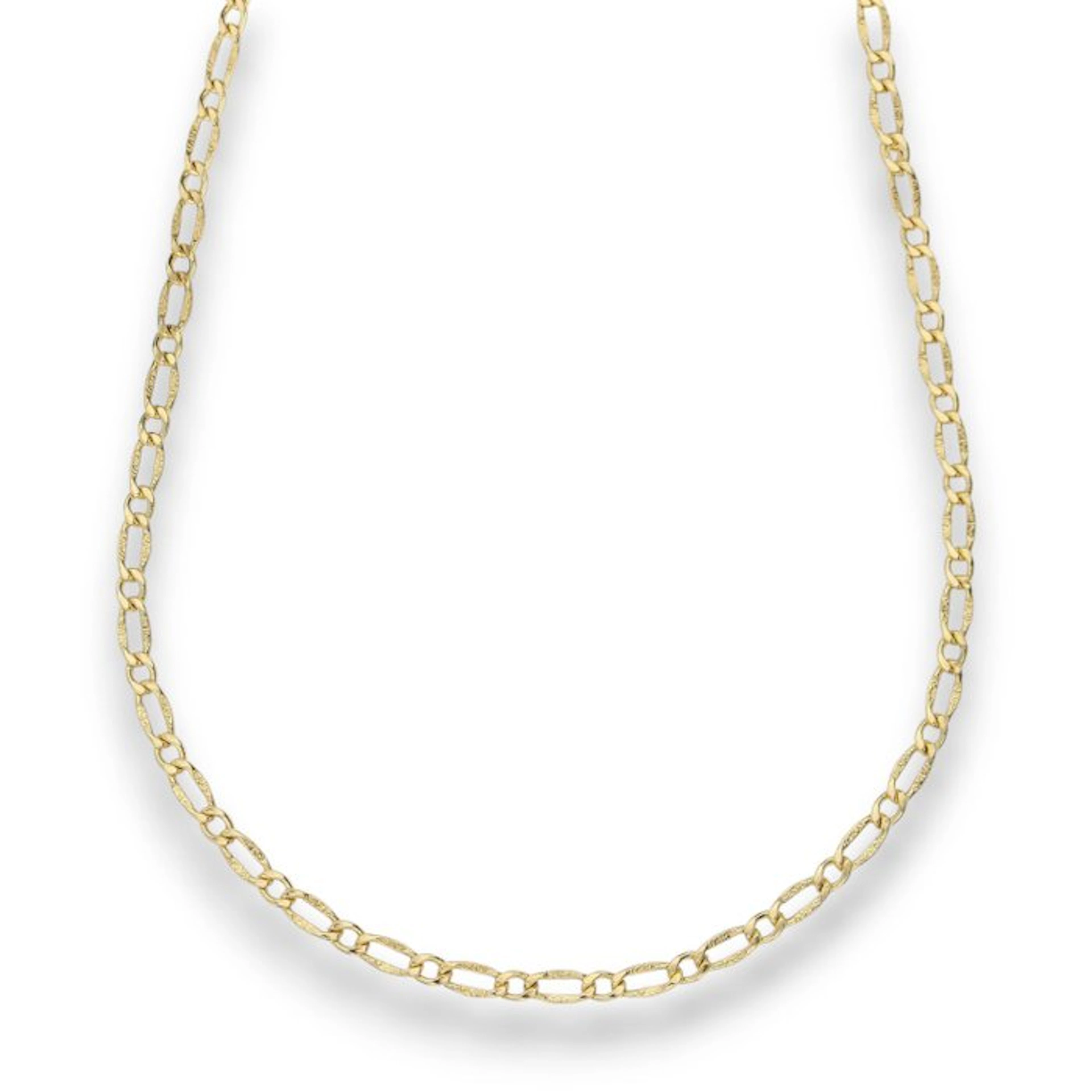 Necklace - 18 kt. Yellow gold - Flat chain 1+1 3.8 g