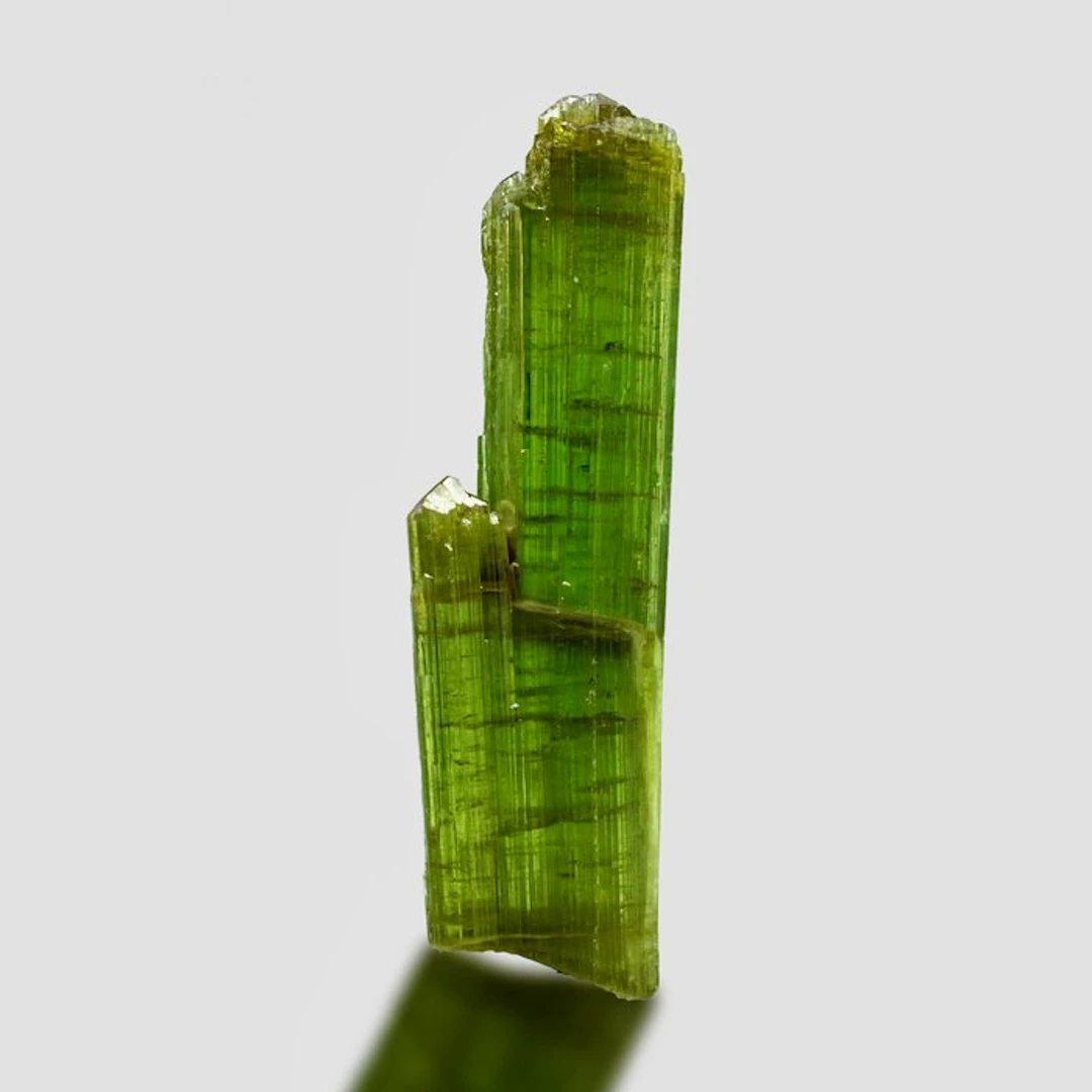 Natural Gemmy Green Tourmaline Terminated Crystal- 150 g - (1)