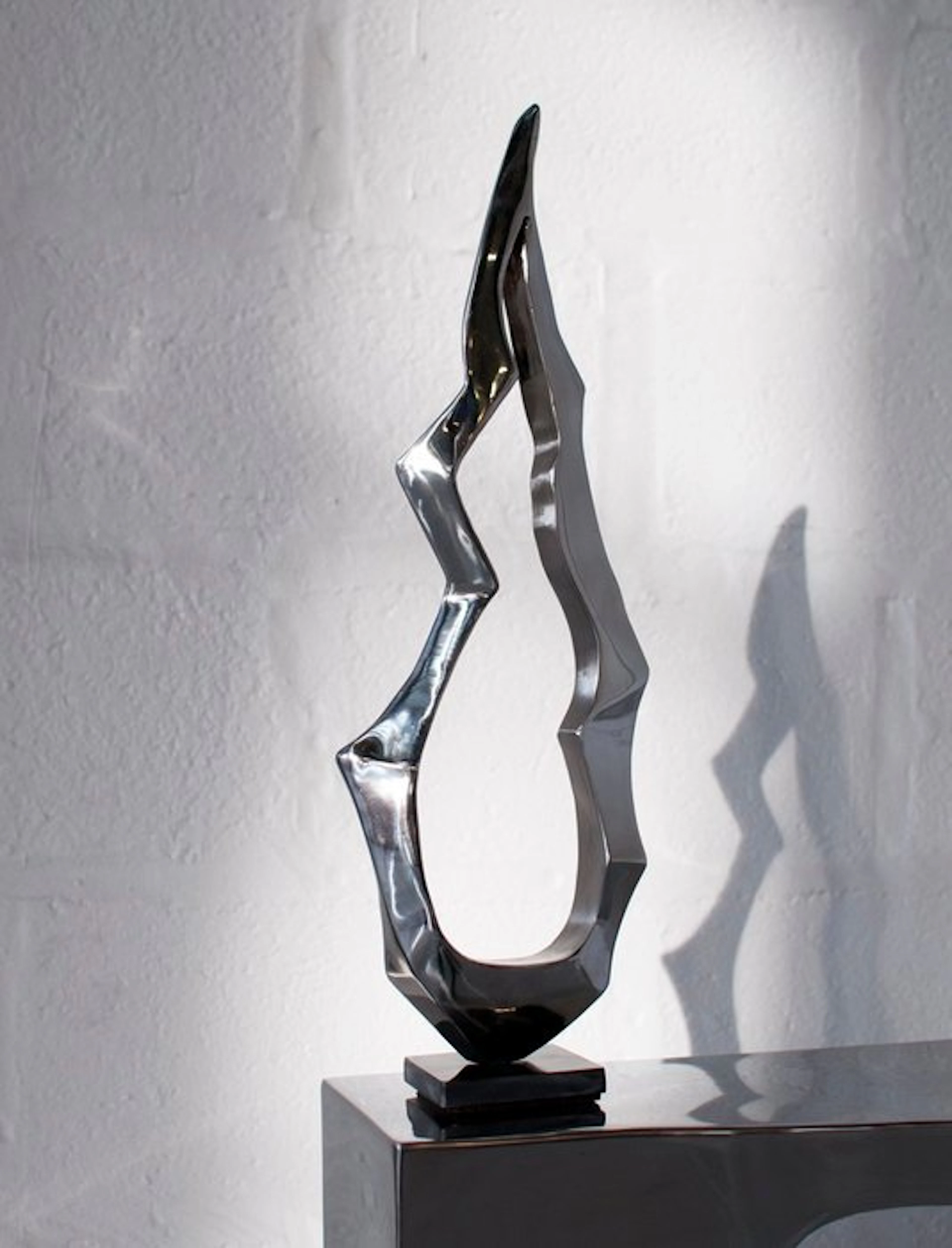 Pol Quadens - Sculpture, Flint 26 - 50 cm - Steel - 2026