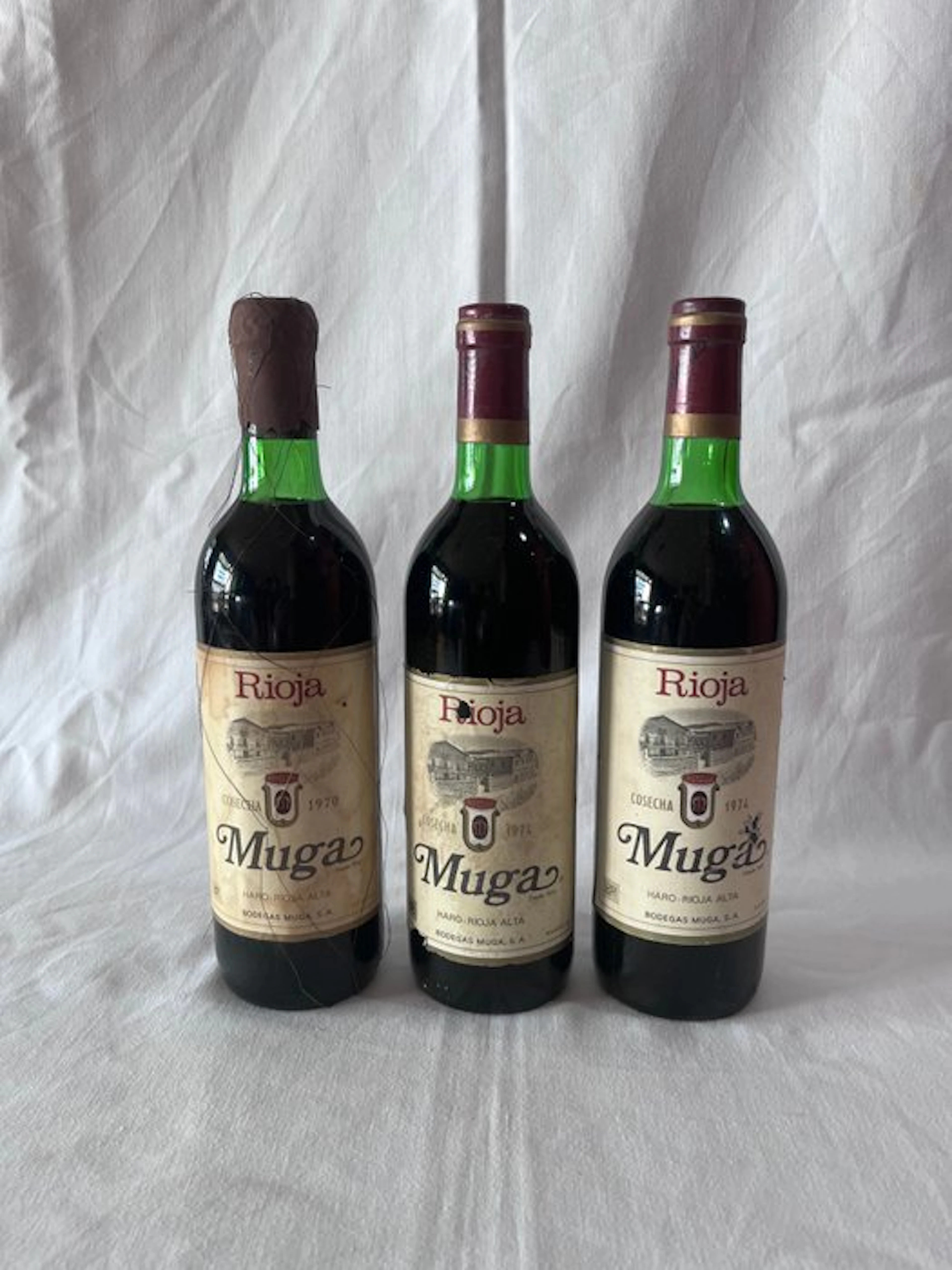 1970 Bodegas Muga - Rioja Reserva, Gran Reserva - 3 Bottles (0.75L)