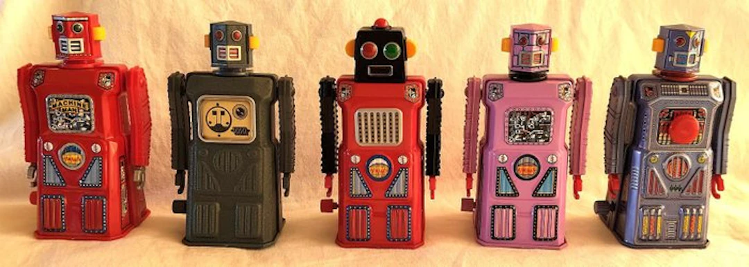 Masudaya - The Gang of Five in miniature - Wind-up tin toy - 1990-1999 - Japan