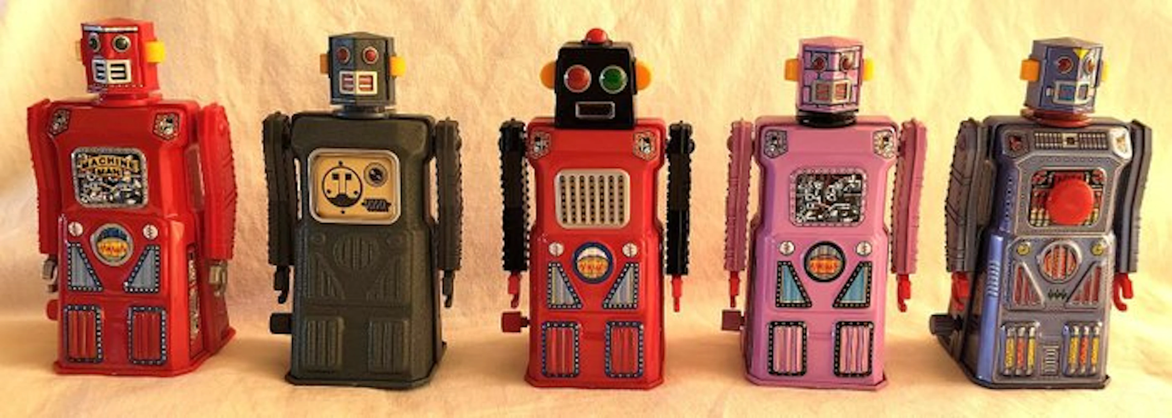 Masudaya - The Gang of Five in miniature - Wind-up tin toy - 1990-1999 - Japan
