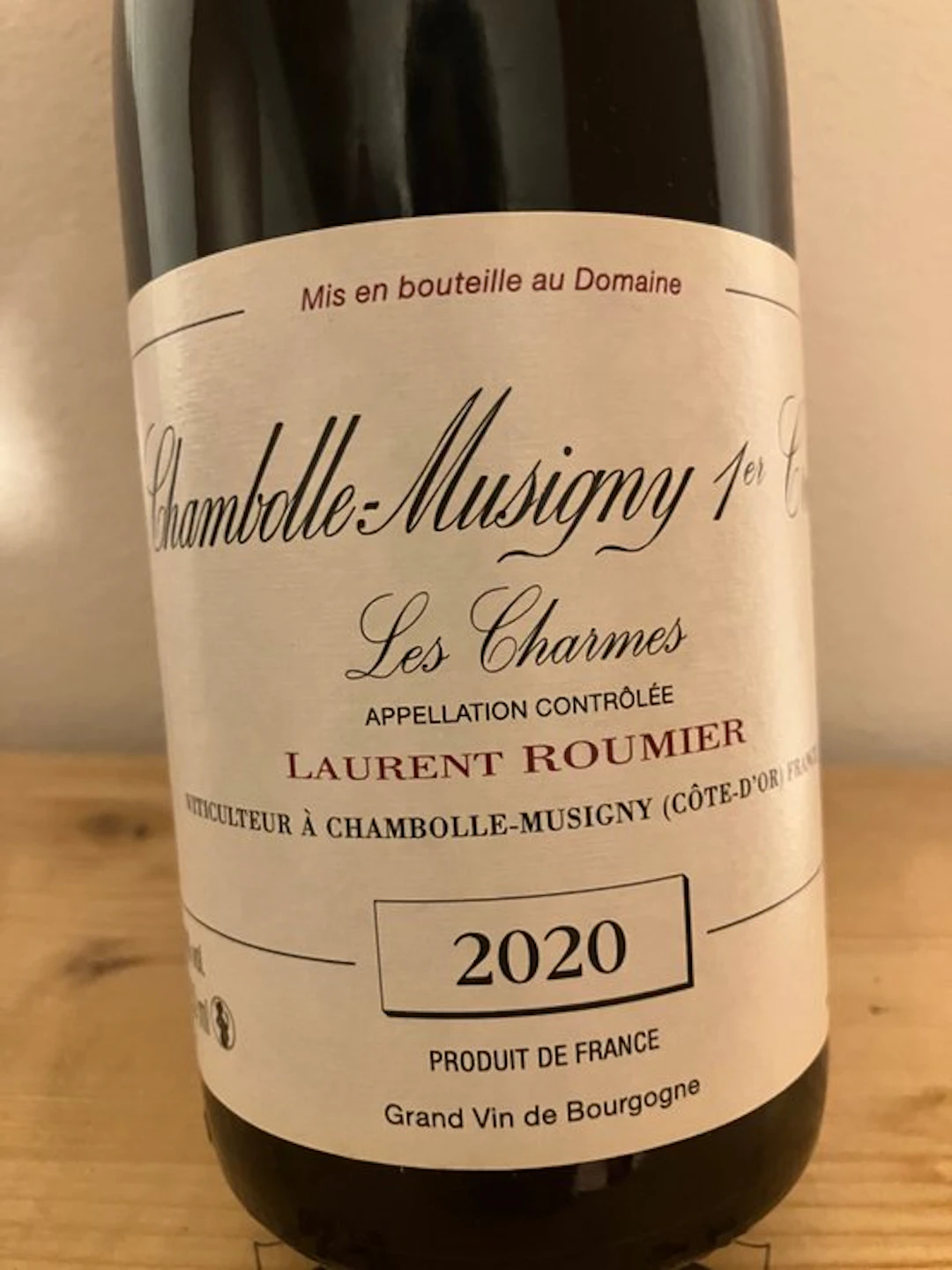 2020 Laurent Roumier "Les Charmes" - Chambolle Musigny...