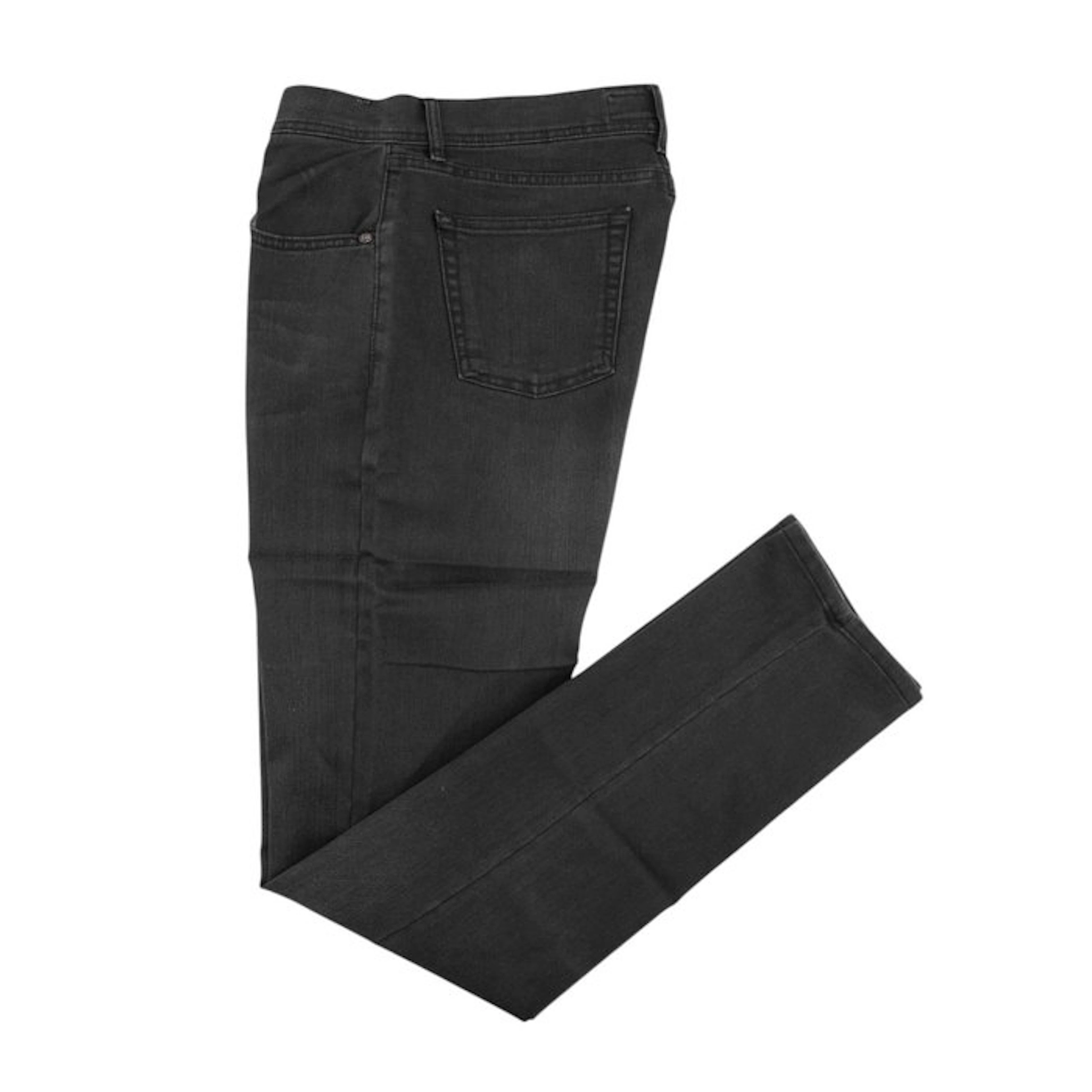 LUIGI BORRELLI NAPOLI - 51 IT - Charcoal 5 Pocket Jeans...