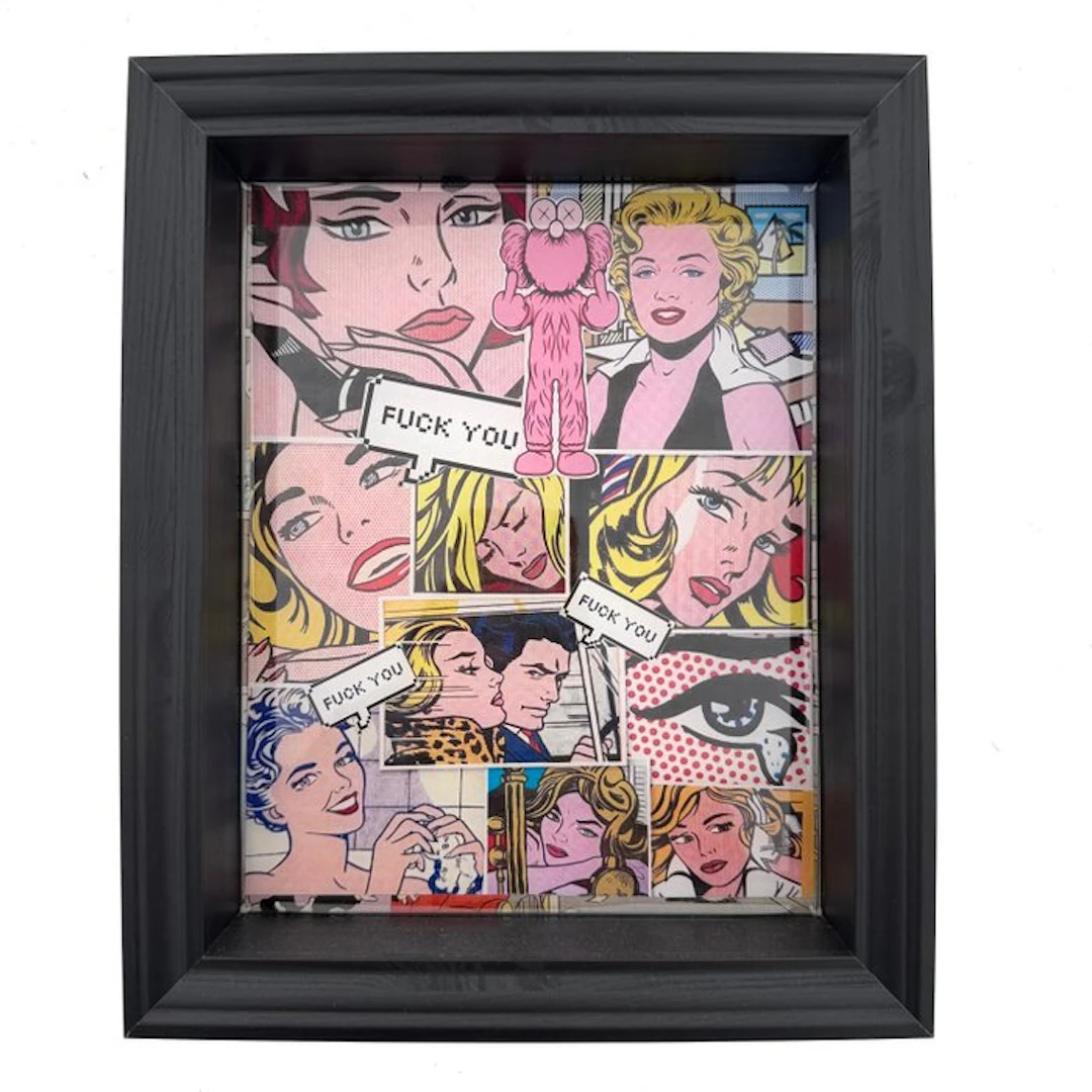 Koen Betjes (XXI) - Marilyn Monroe Lichtenstein Kaws x POP - Epoxy Art