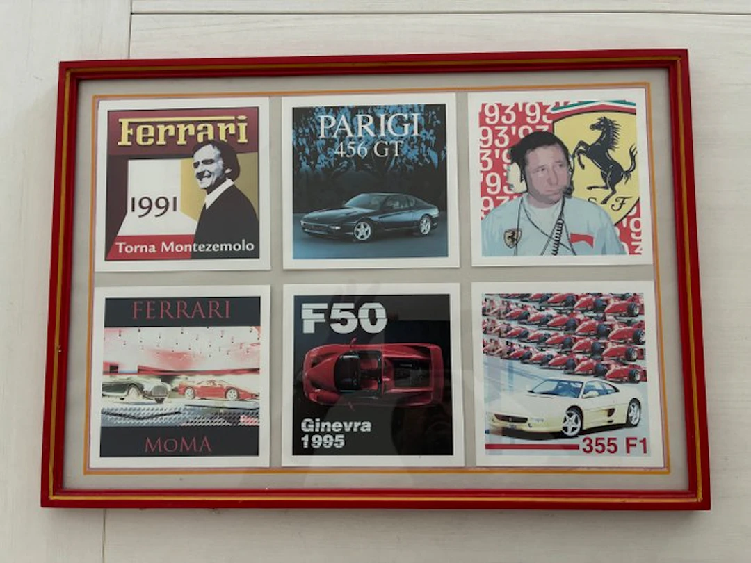 Decorative framed picture - Ferrari