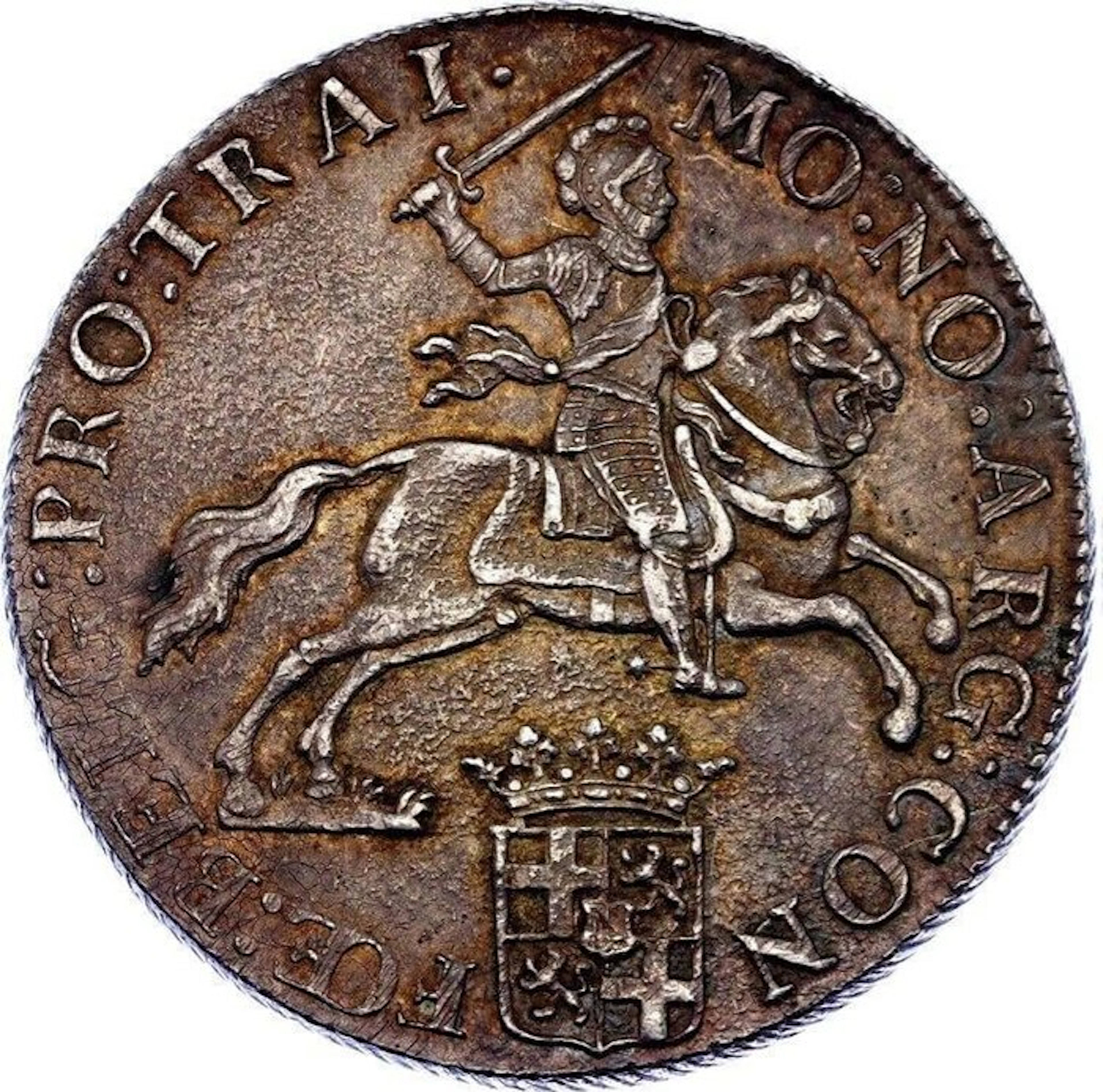 Netherlands, Utrecht Dukaton (Zilveren Rijder) 1794 - Beautiful detail & patina