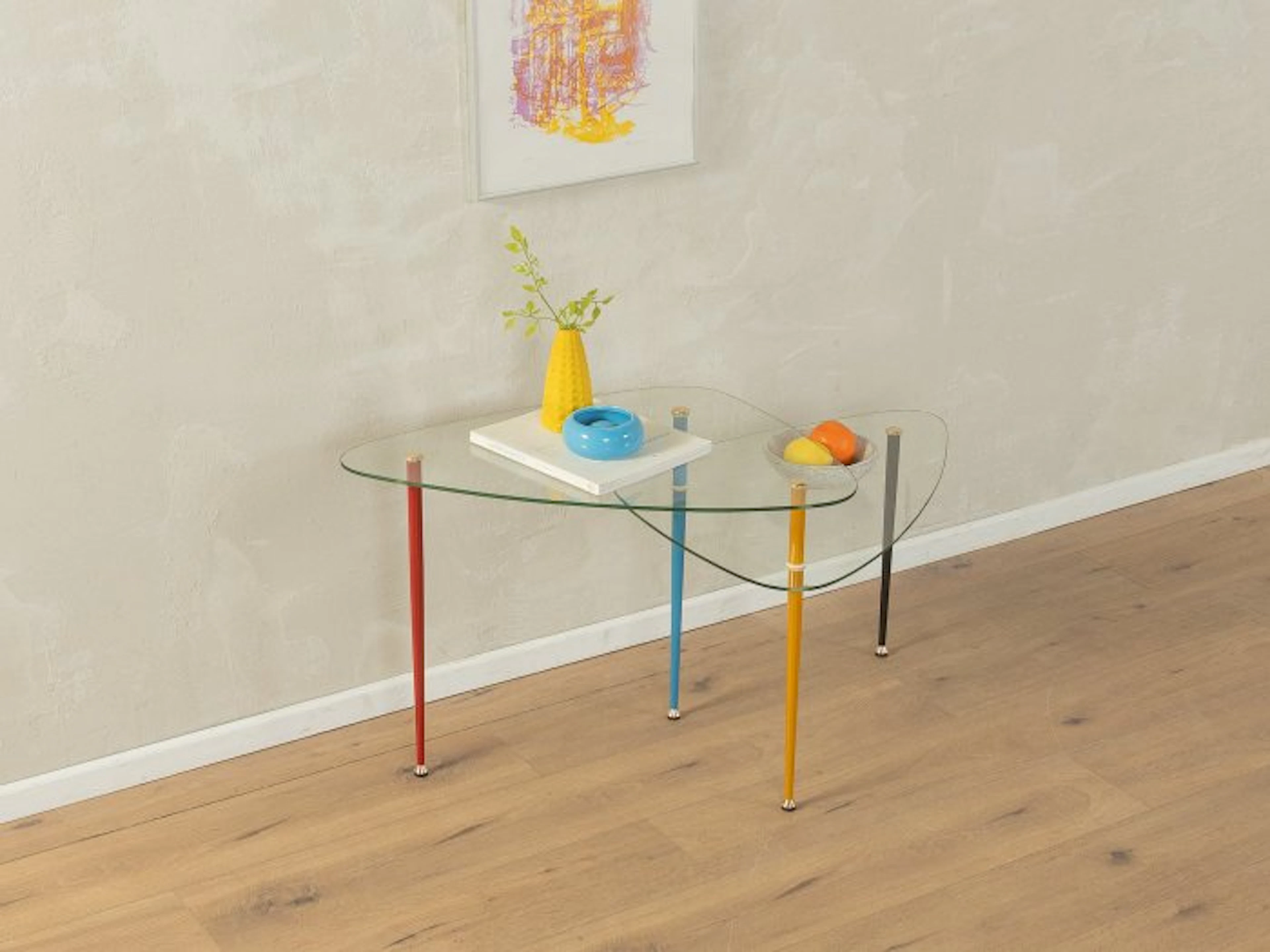 Vitrex - Edoardo Paoli - Coffee table - Glass, Metal - ARLECCHINO coffee table