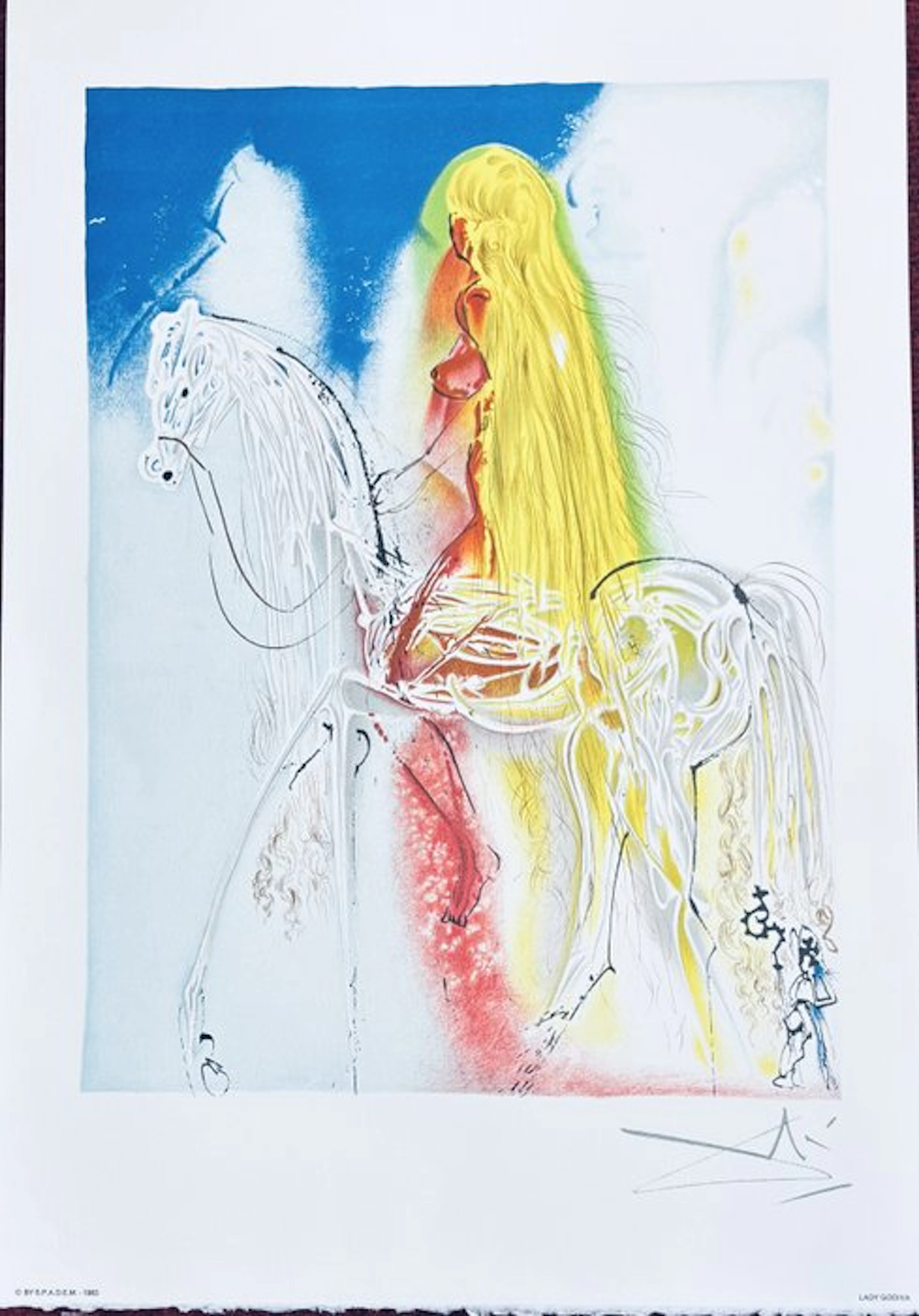 Salvador Dali (1904-1989) - Lady Goliva 1983