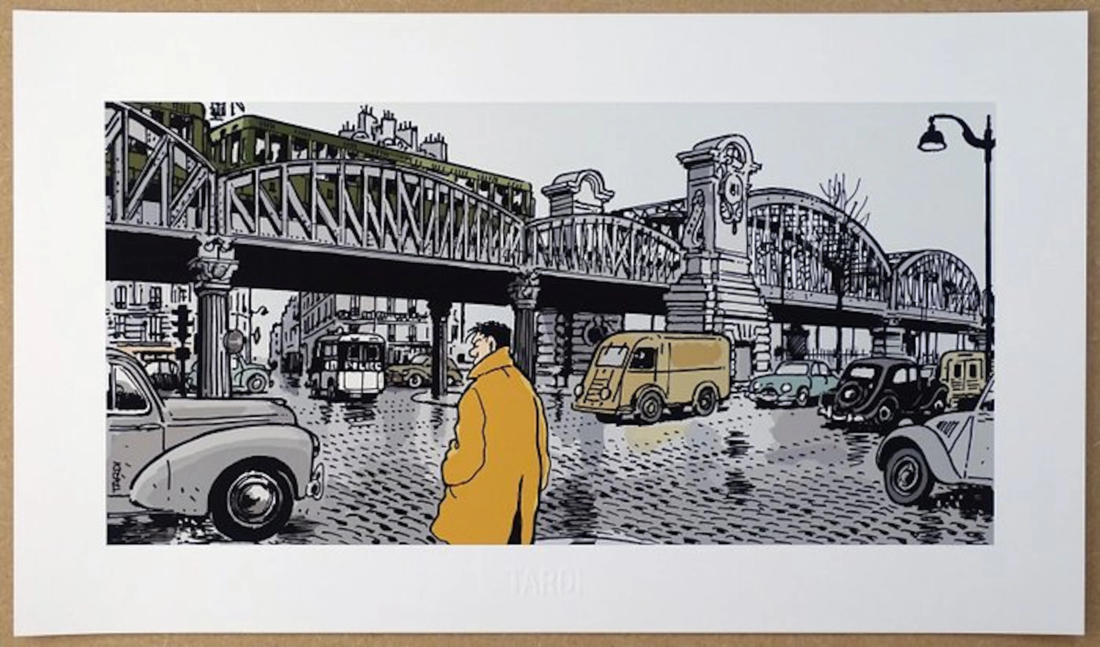 Tardi, Jacques - 1 Pigment Print - Nestor Burma - 18ème...