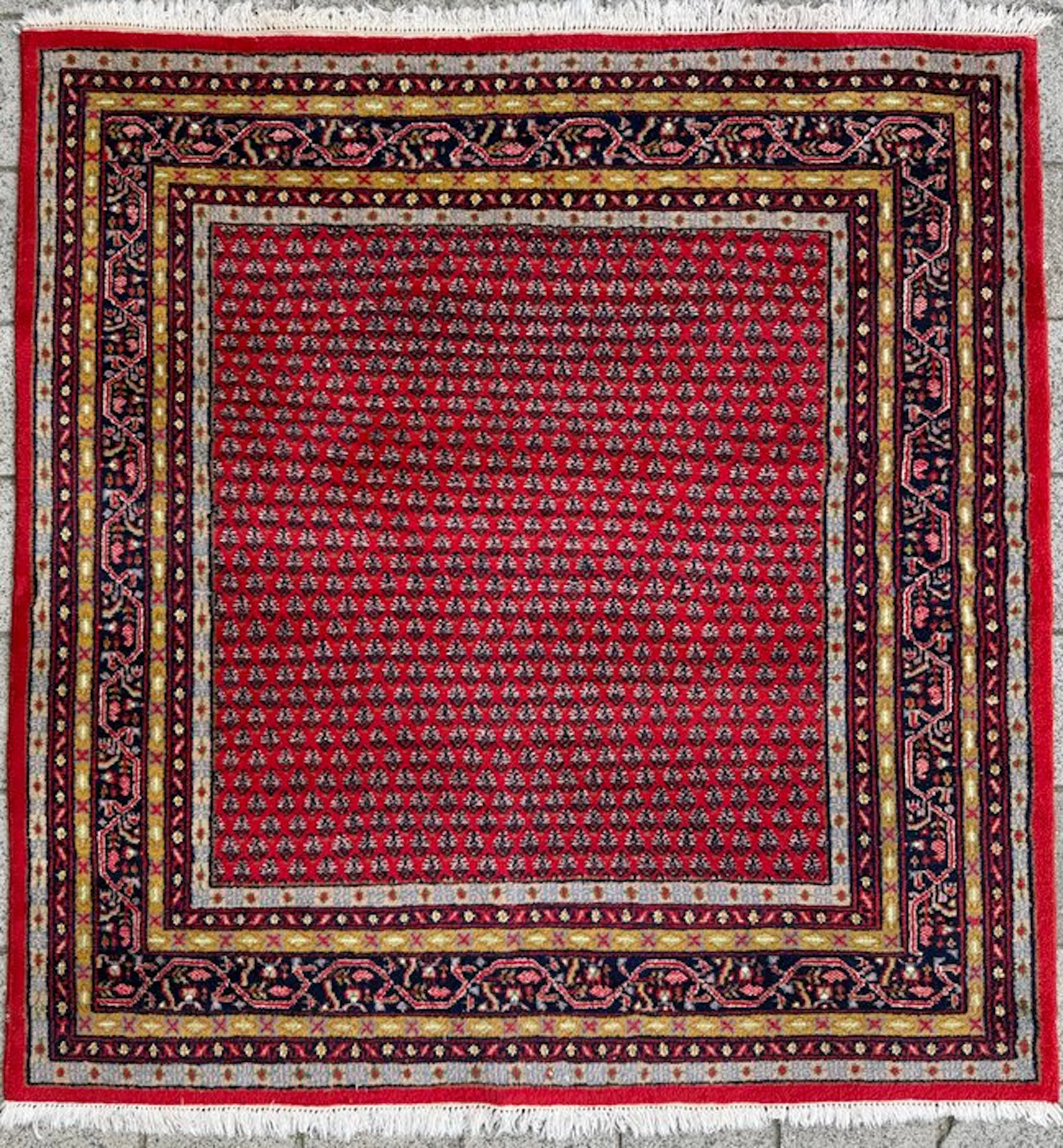 Indo Design rug - cleaned - hand-knotted - wool - Carpet - 204 cm - 197 cm