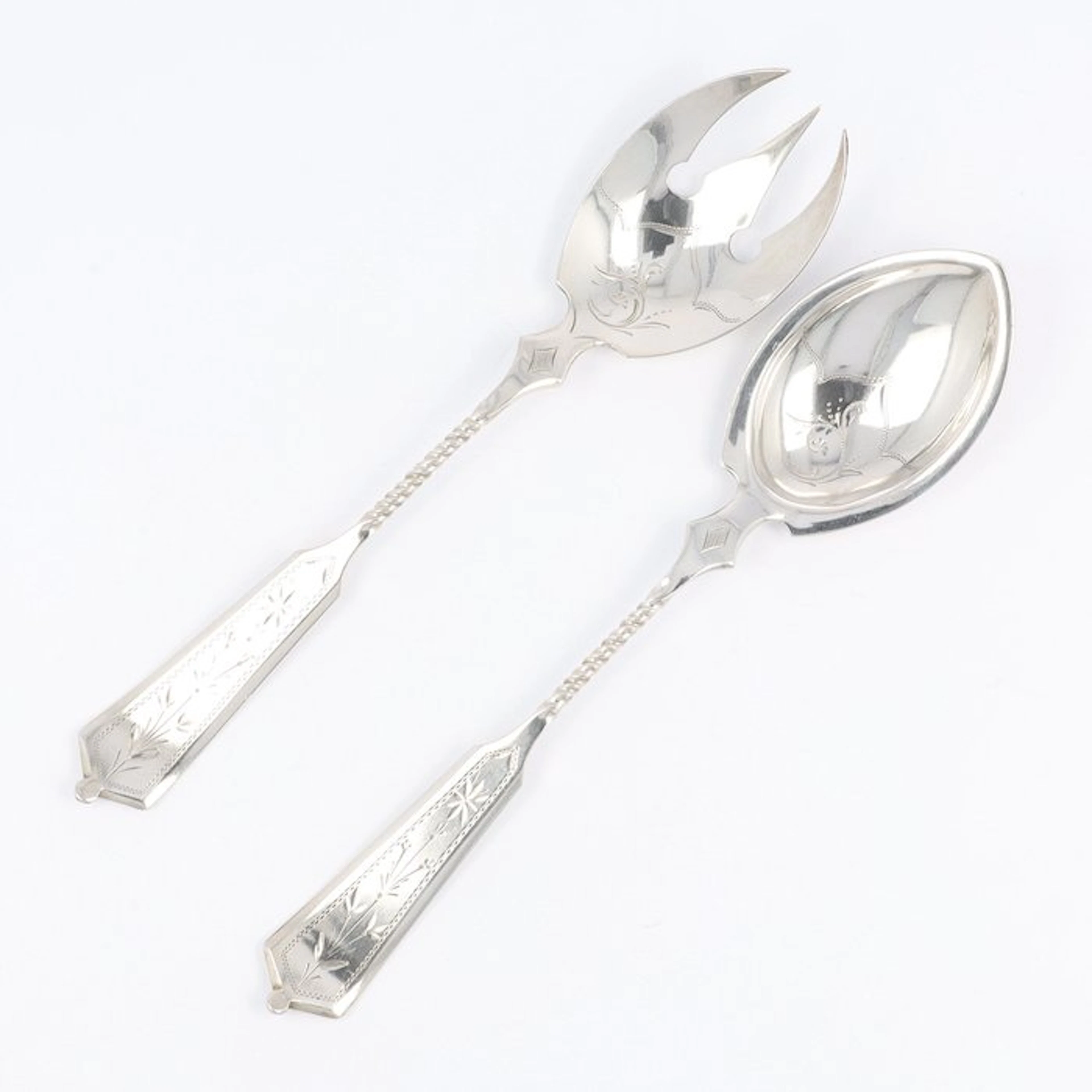 J.M. van Kempen. Gembercouvert. - Hors d'oeuvre set (2) - .833 silver