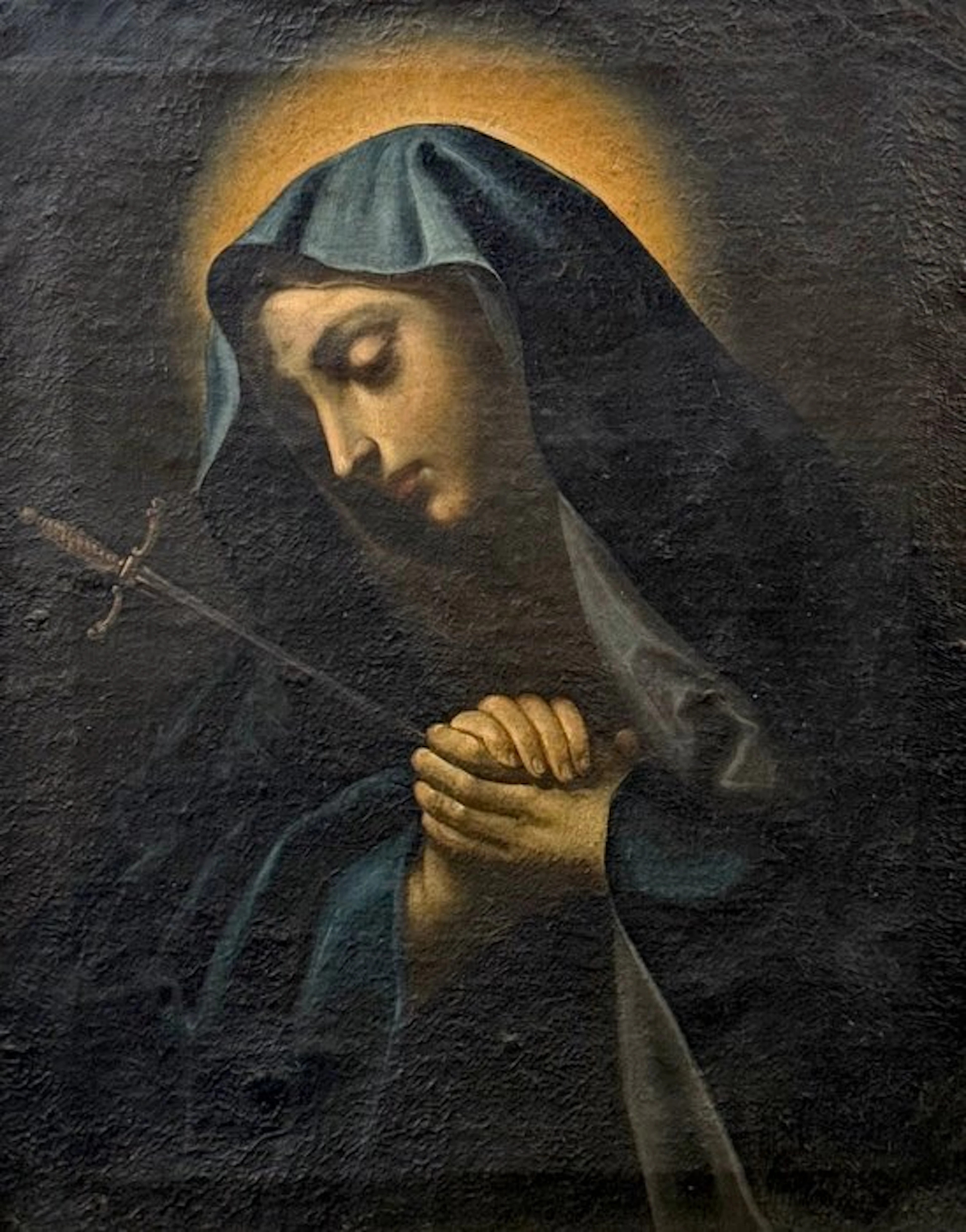 Carlo Dolci (1616-1687), Circle of - Madonna Addolorata (Mater Dolorosa)