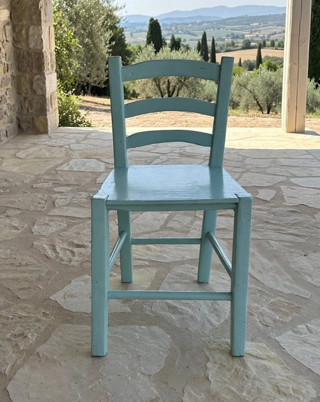 Chair - Wood - as a child, Venetian style.