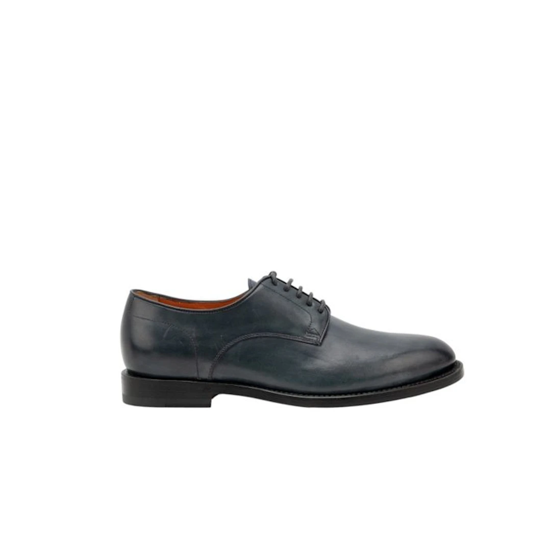 SANTONI - 5.5 UK - 39.5 IT - (NOT 39 IT) Derby Shoes Blue...