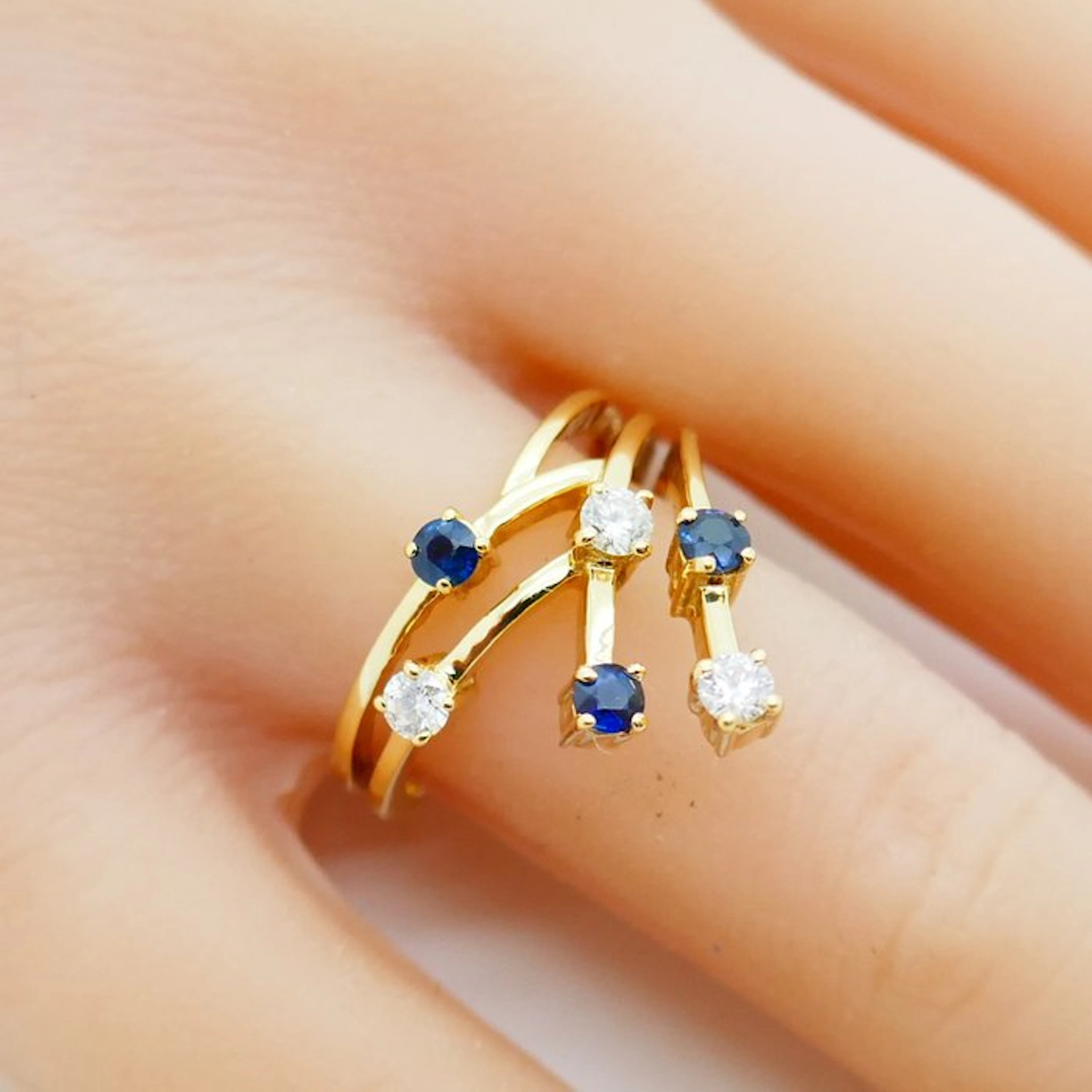 No reserve price - Ring - 18 kt