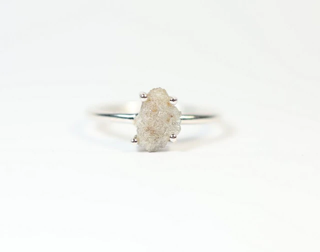 Rough diamond / Ring / new- 1.7 g - (1)