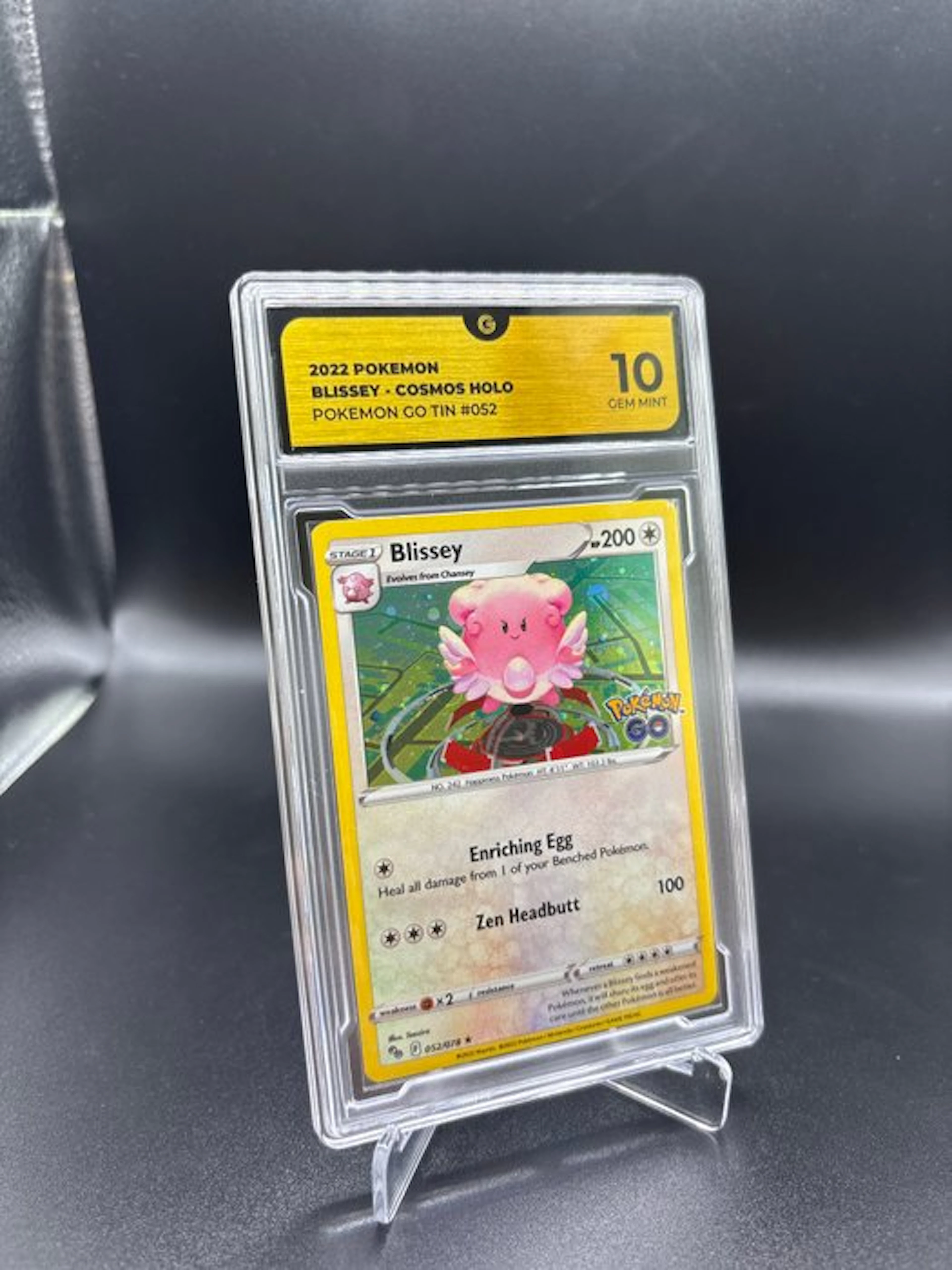 Pokémon - 1 Graded card - Blissey 052 Foil - GG 10 - Sword & Shield