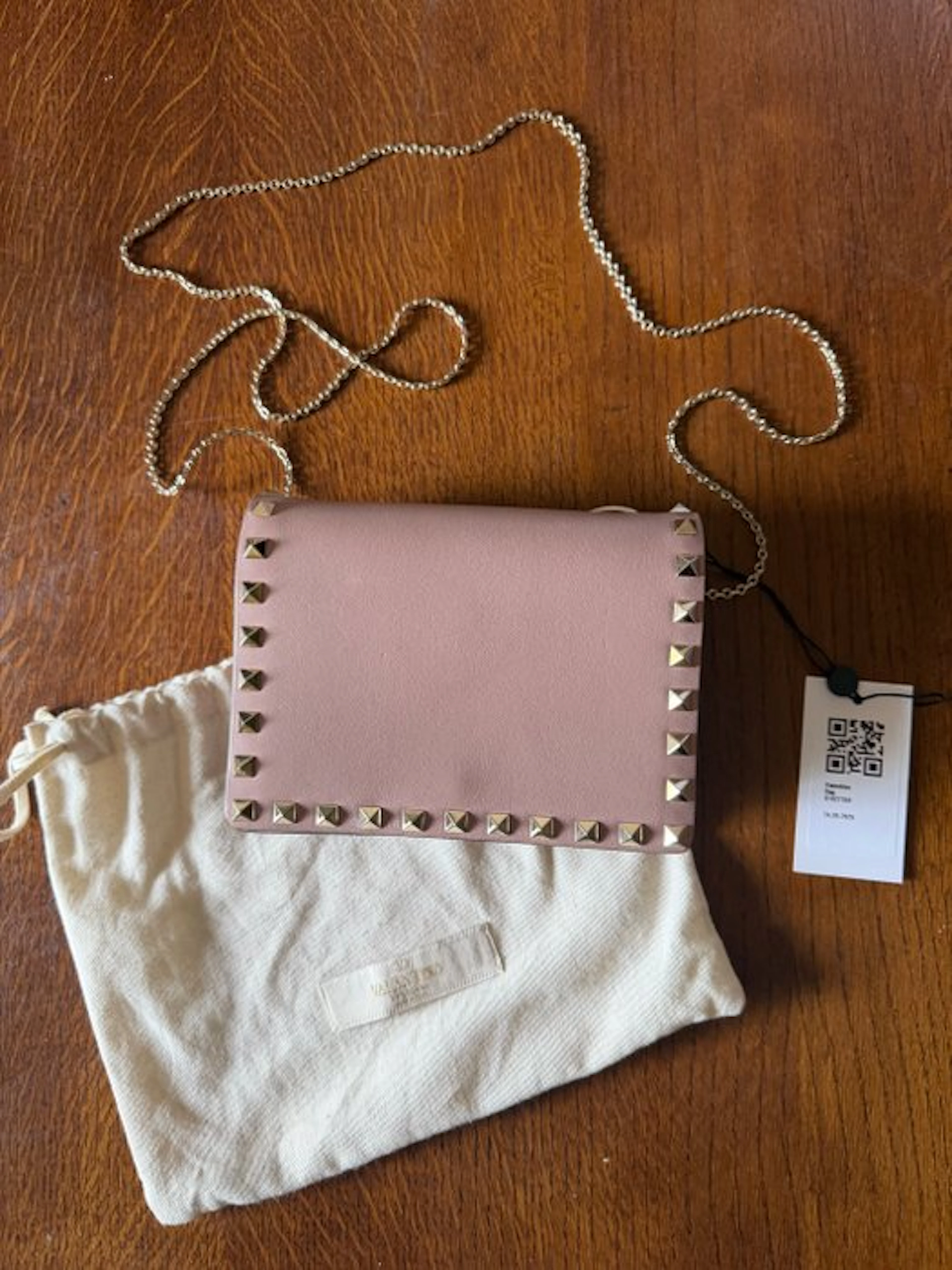 Valentino - Rockstud Wallet on Chain - Shoulder bag