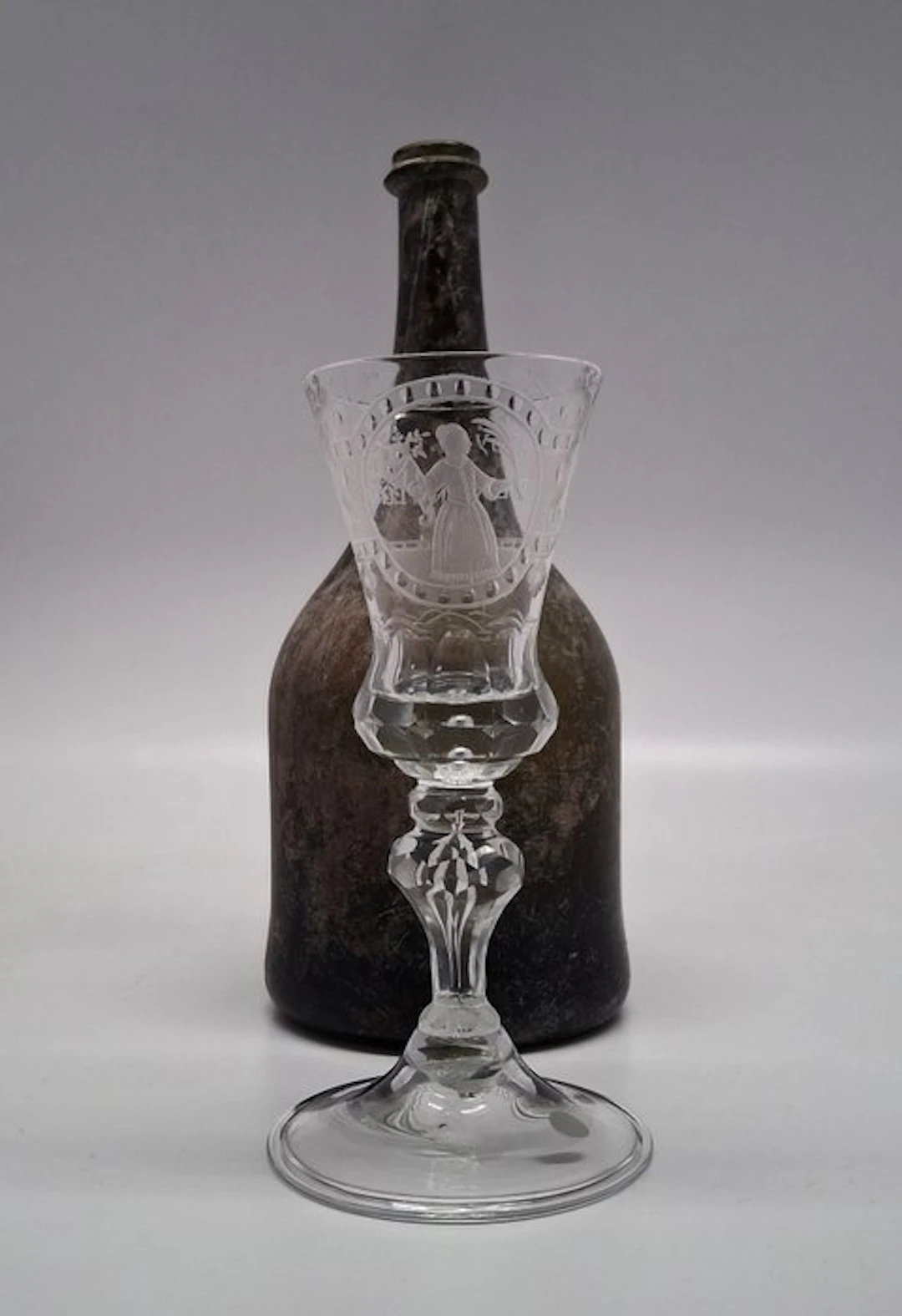 Wine glass - The Growing and Blooming of Flora - Glass - Greek Goddess Flora