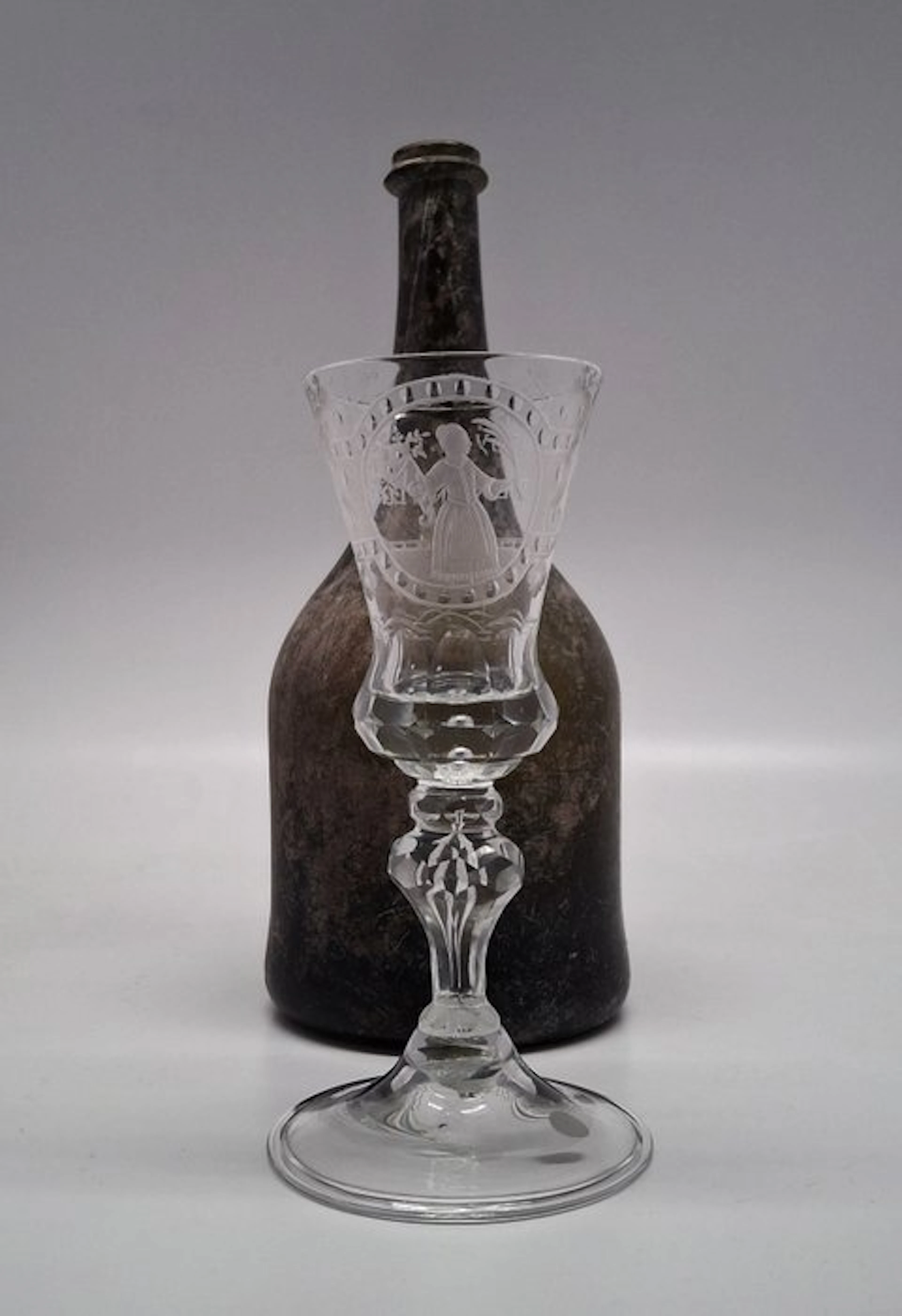 Wine glass - The Growing and Blooming of Flora - Glass - Greek Goddess Flora