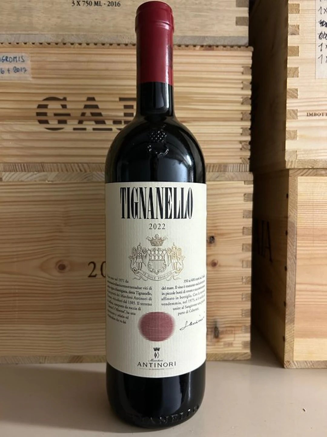 2022 Marchesi Antinori, Tignanello - Tuscany IGT - 1 Bottle (0.75L)