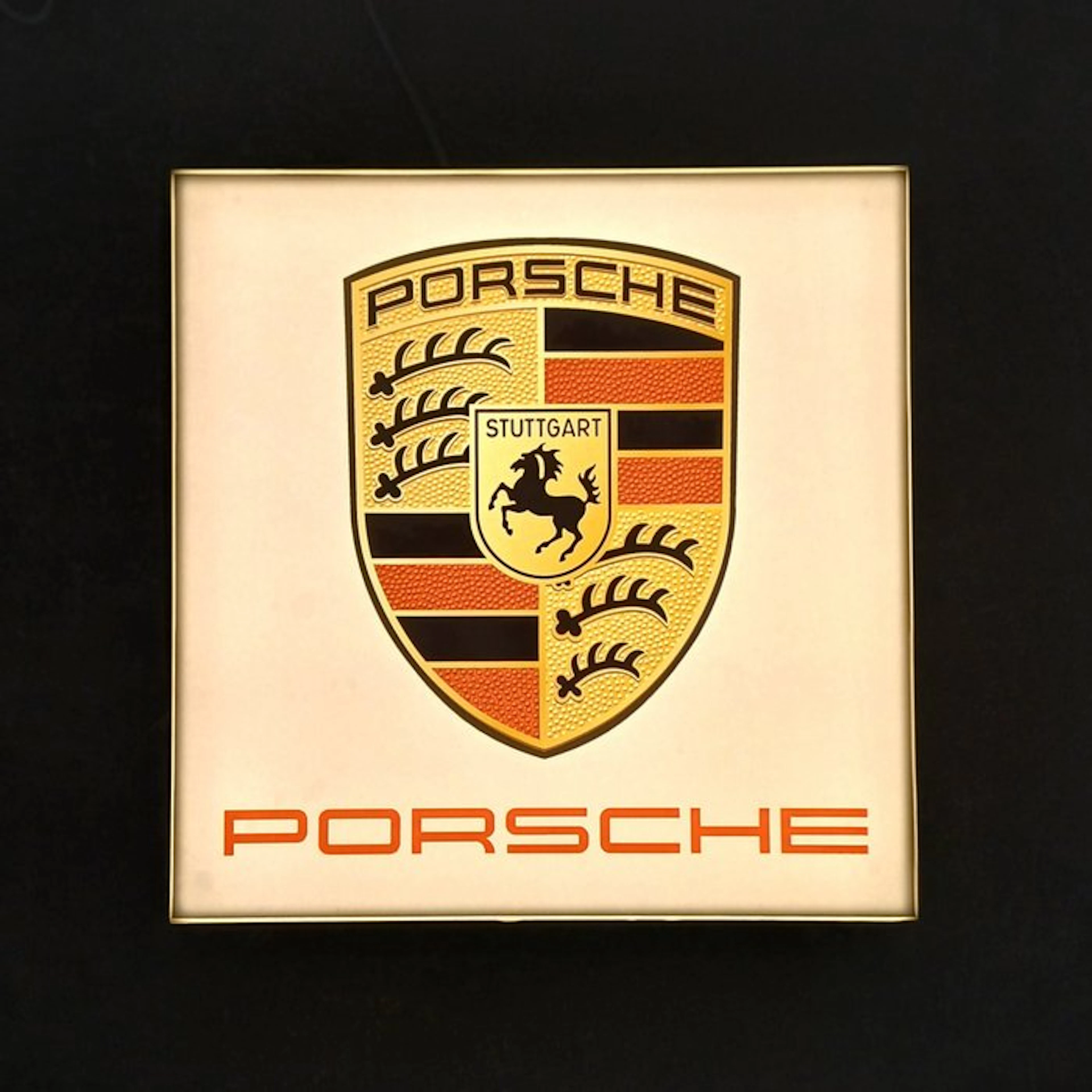 beautifull exclusive Porsche advertising lamp / light...
