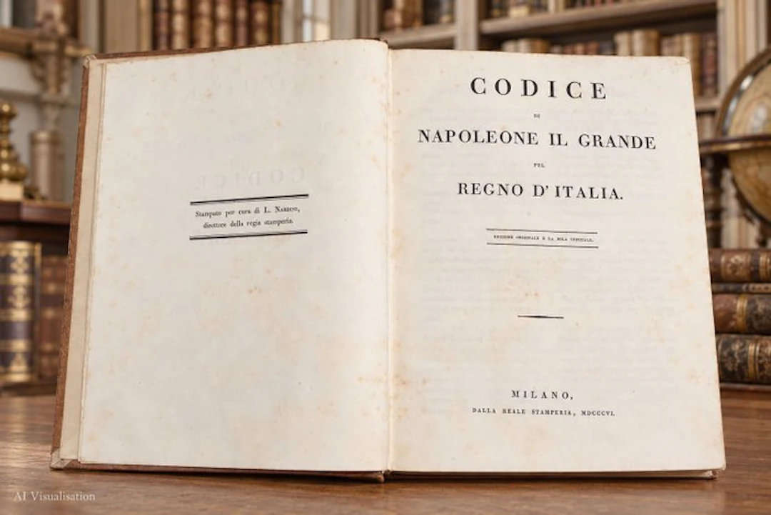 Napoleone - Codice ...pel Regno d'Italia - 1806