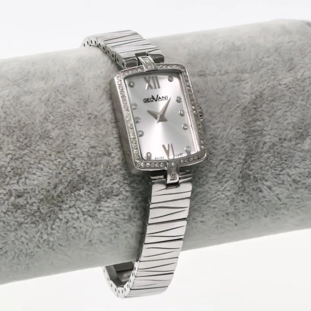 GEOVANI - Swiss Diamond Watch - GOL571-SS-D-1 - Stain on...