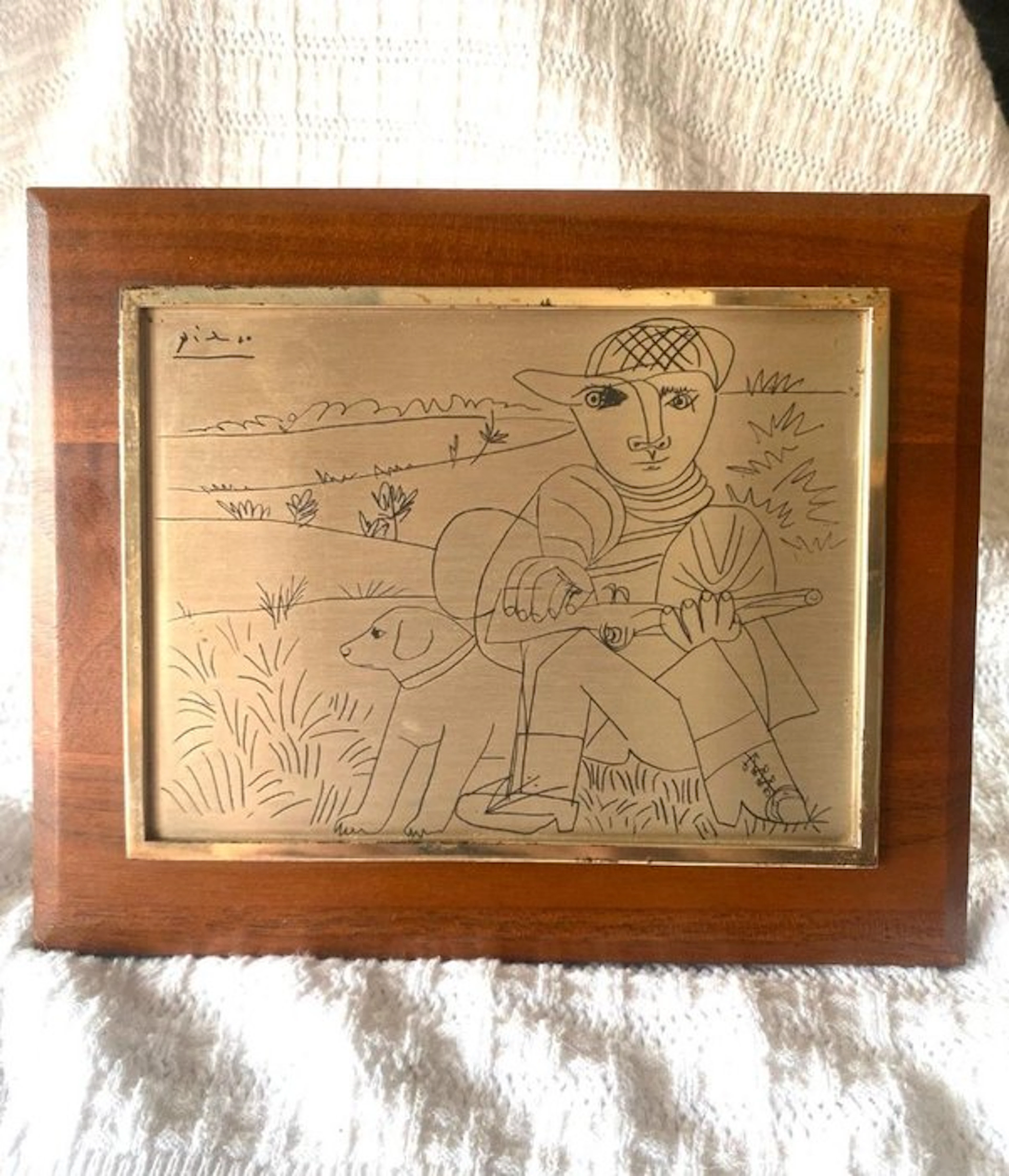 SPAdem - The Hunter - pablo Picasso - Plaquette - Silver