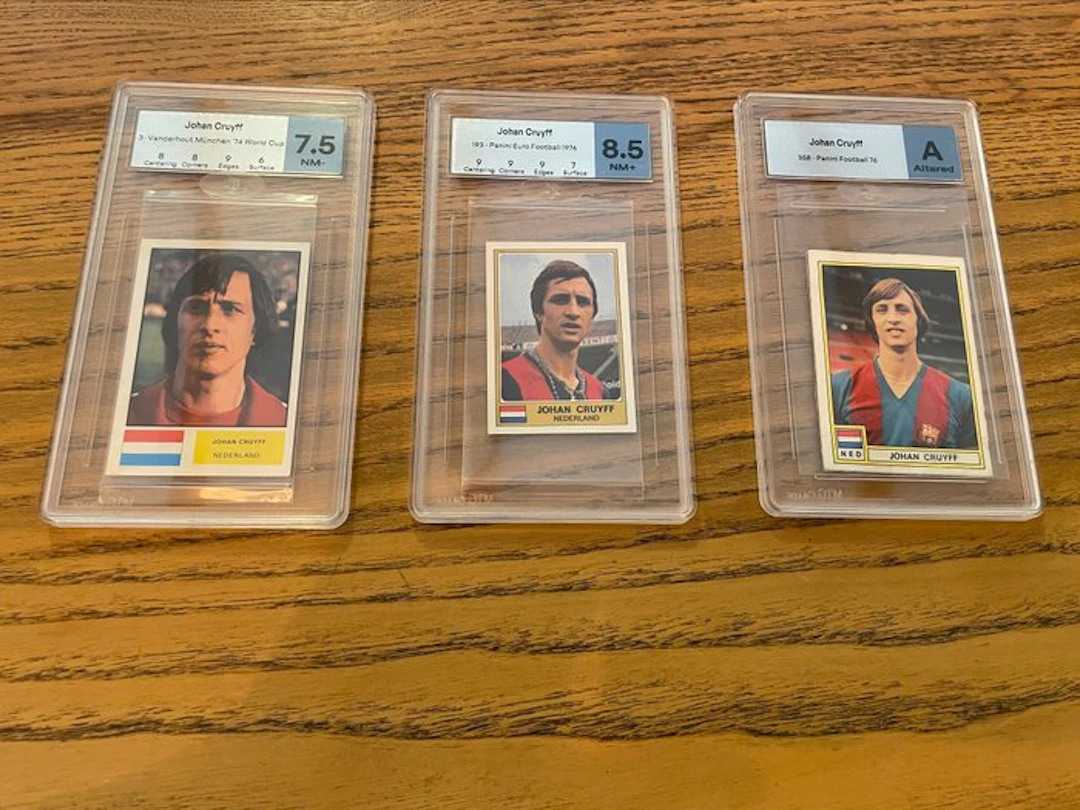 Panini Johan Cruyff - 3 Sticker - Excellent (EX)