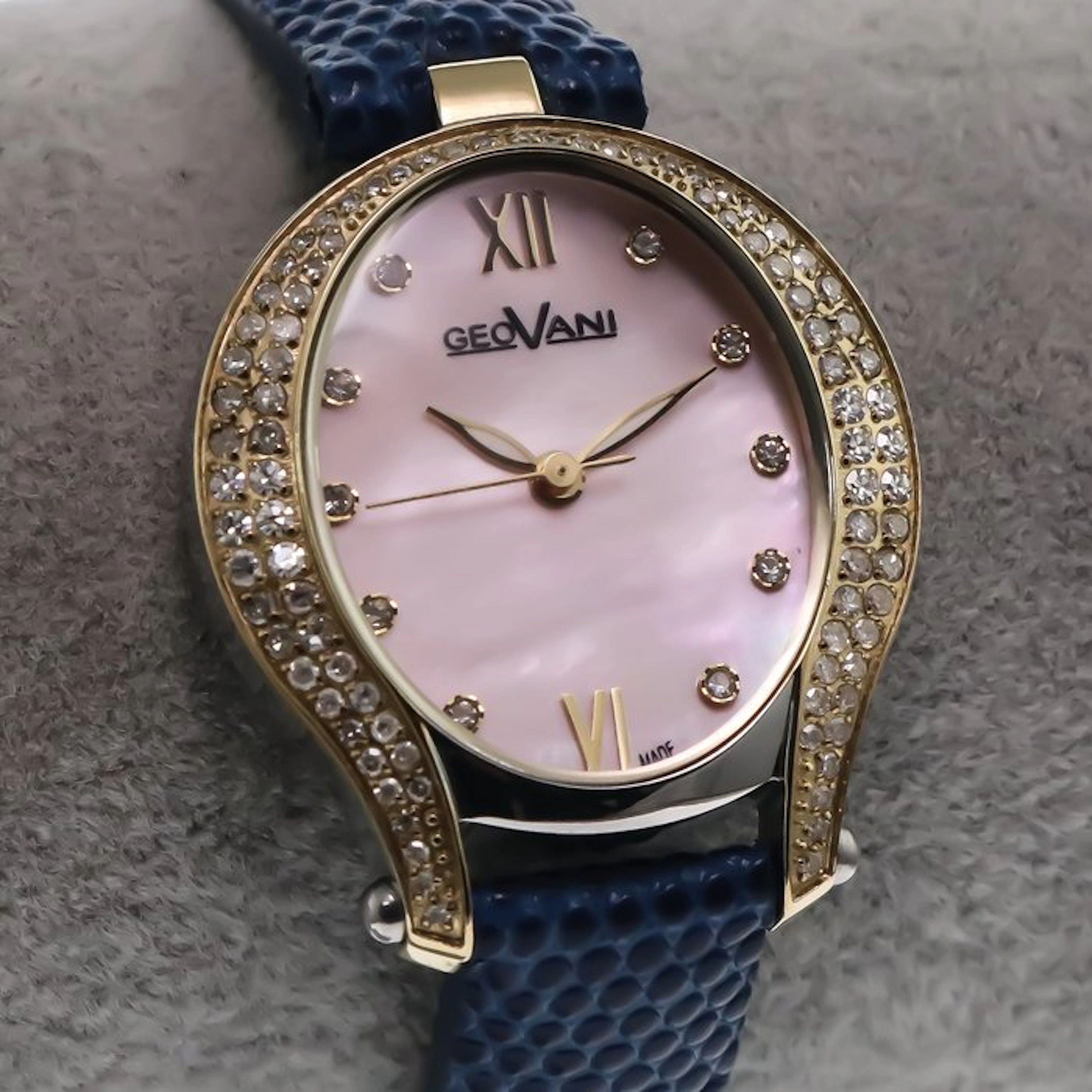 Geovani - Diamond Swiss Watch - GOL590-SGL-DD-6 - No...