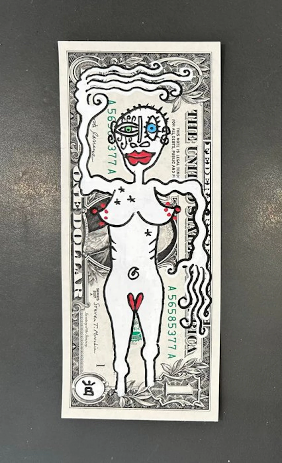eR.B. - Street Art "La femme "