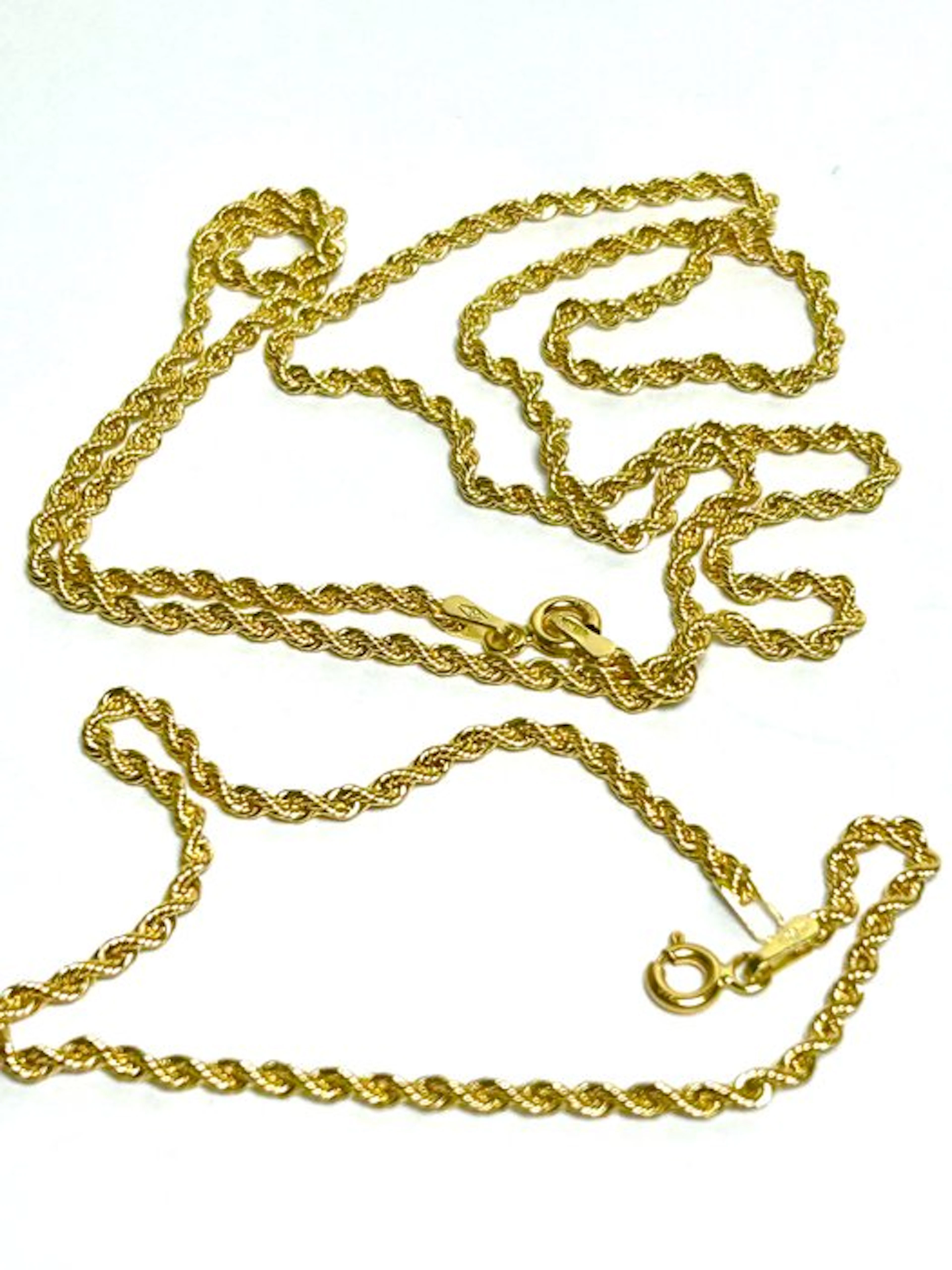 2 piece jewellery set - 18 kt. Yellow gold