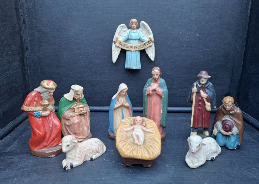 Nazaire Beeusaert - Christmas figurine NB Belgium - Grote...