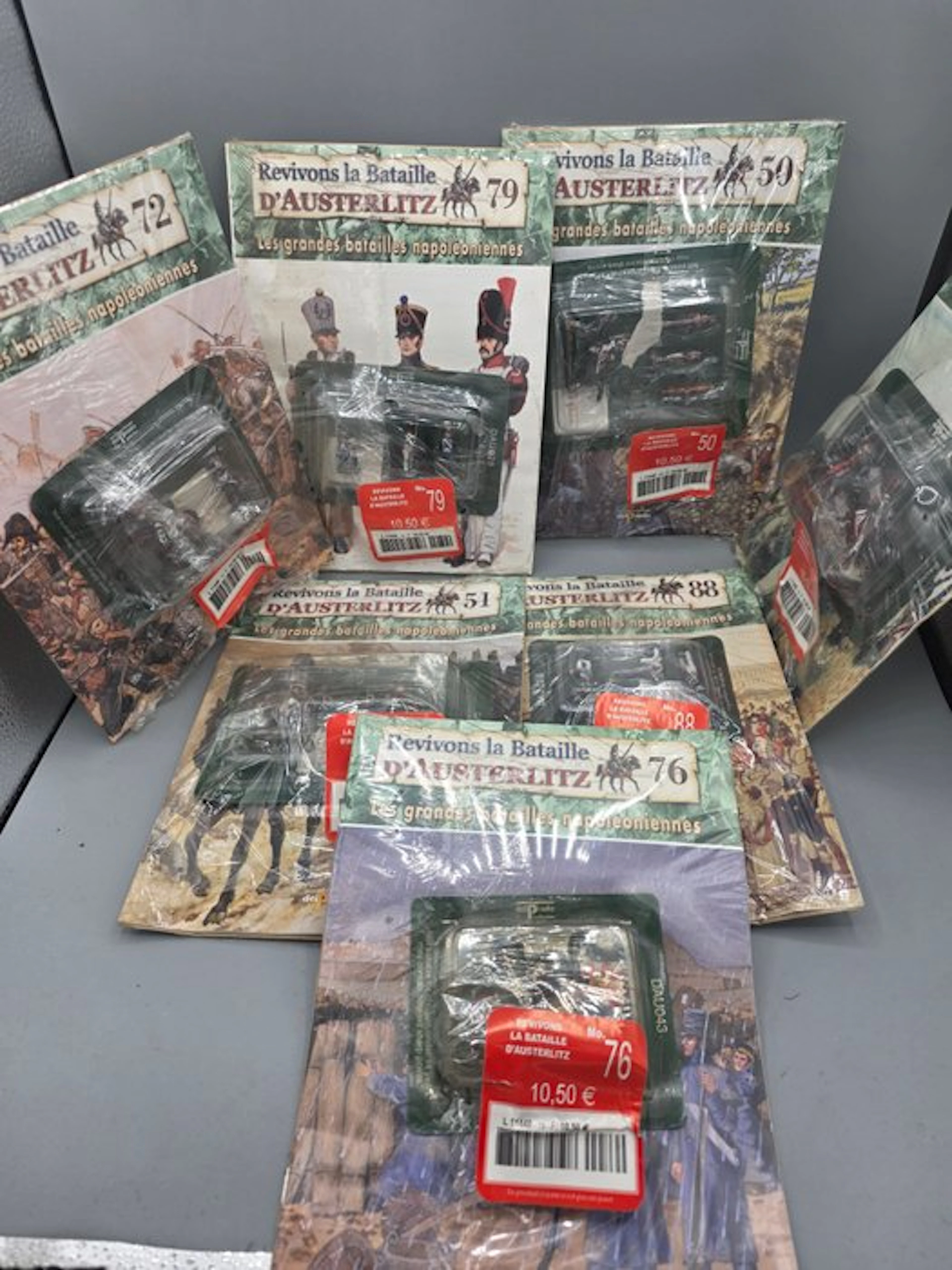 delprado - Toy Soldat de plomb n°88 79 76 50 51 72 et 75