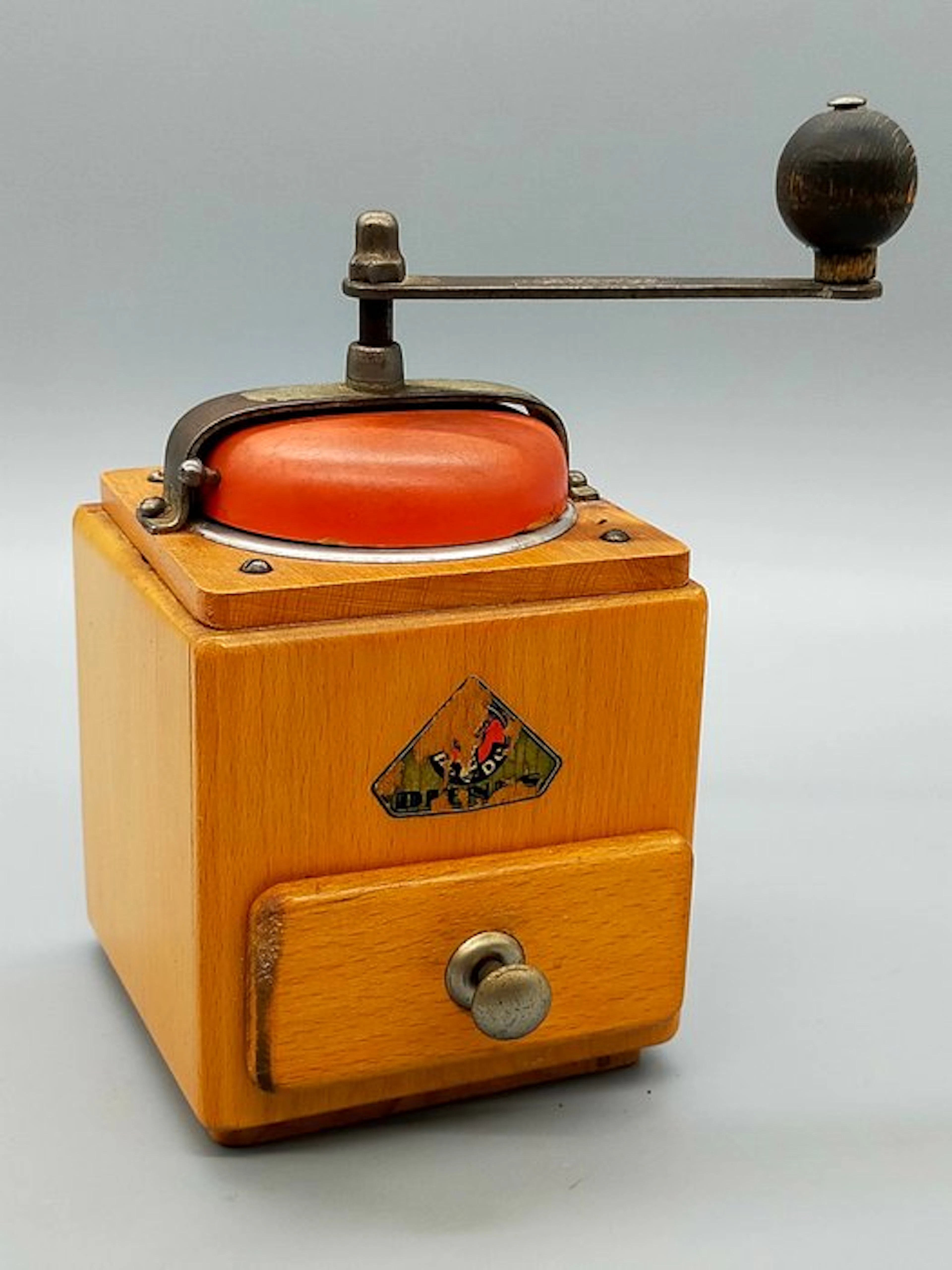 Dienes Kaffeemühle – Vintage Holz Mokkamühle - Coffee grinder - Wood