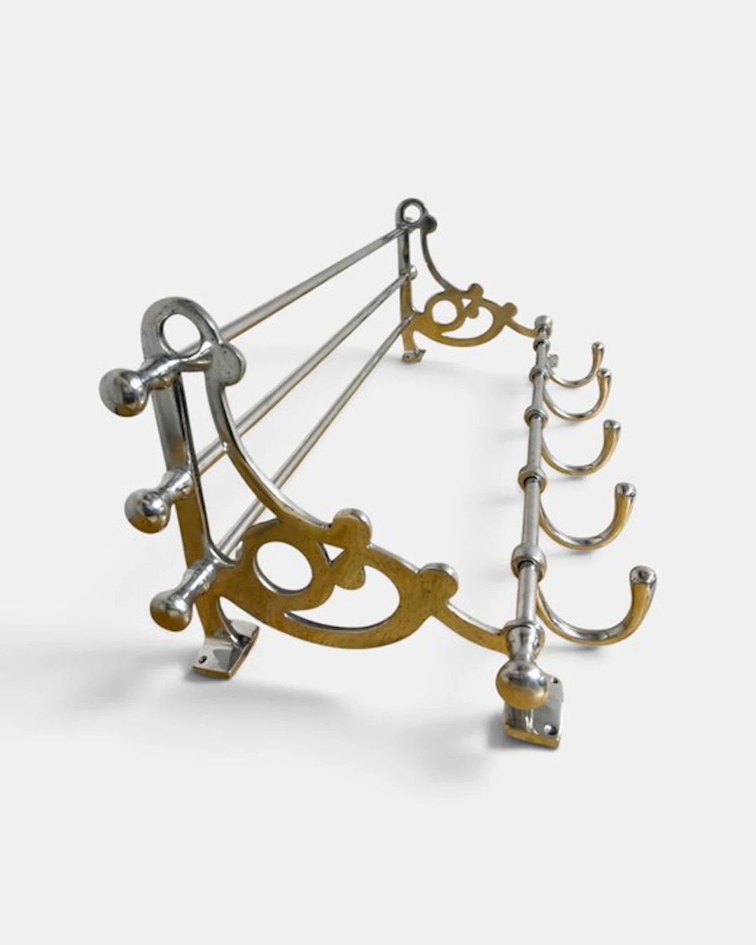 Coat rack - Art Deco Treinkapstok - Chrome - Chromium