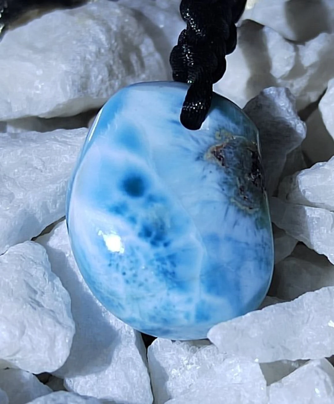 Larimar Pendant - High Quality - 26.50 Cts- 5.32 g