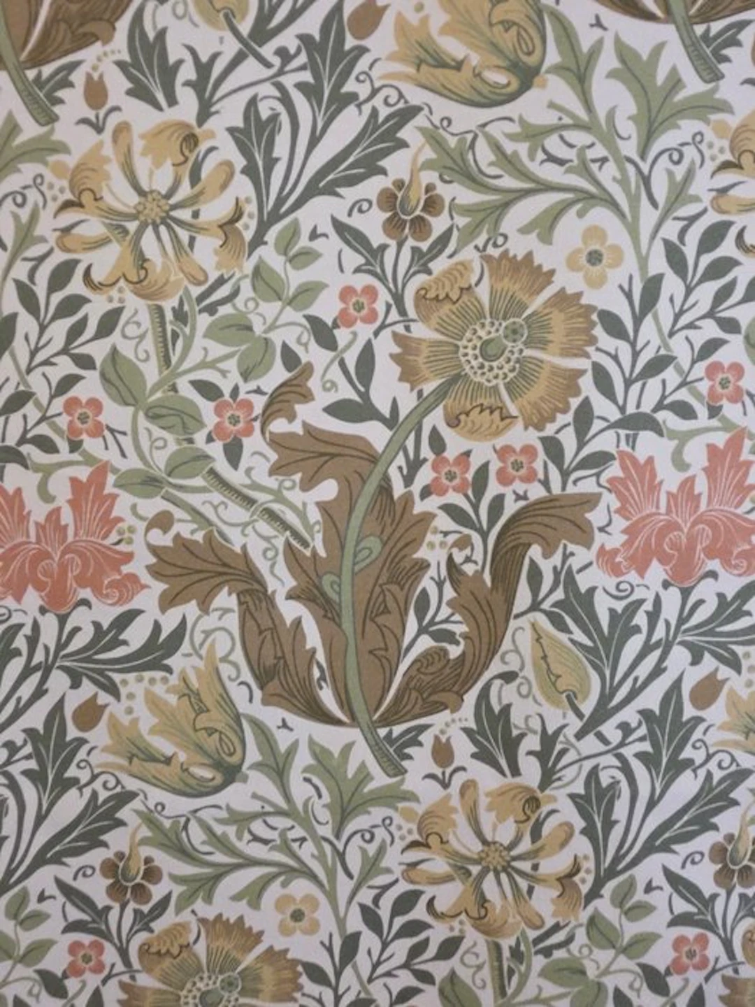 Fabric 1899 William Morris "Golden Lily" - 300x280 cm...