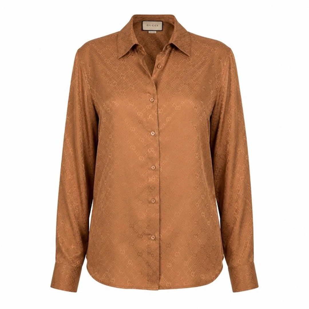 Gucci - 100% Silk - Shirt